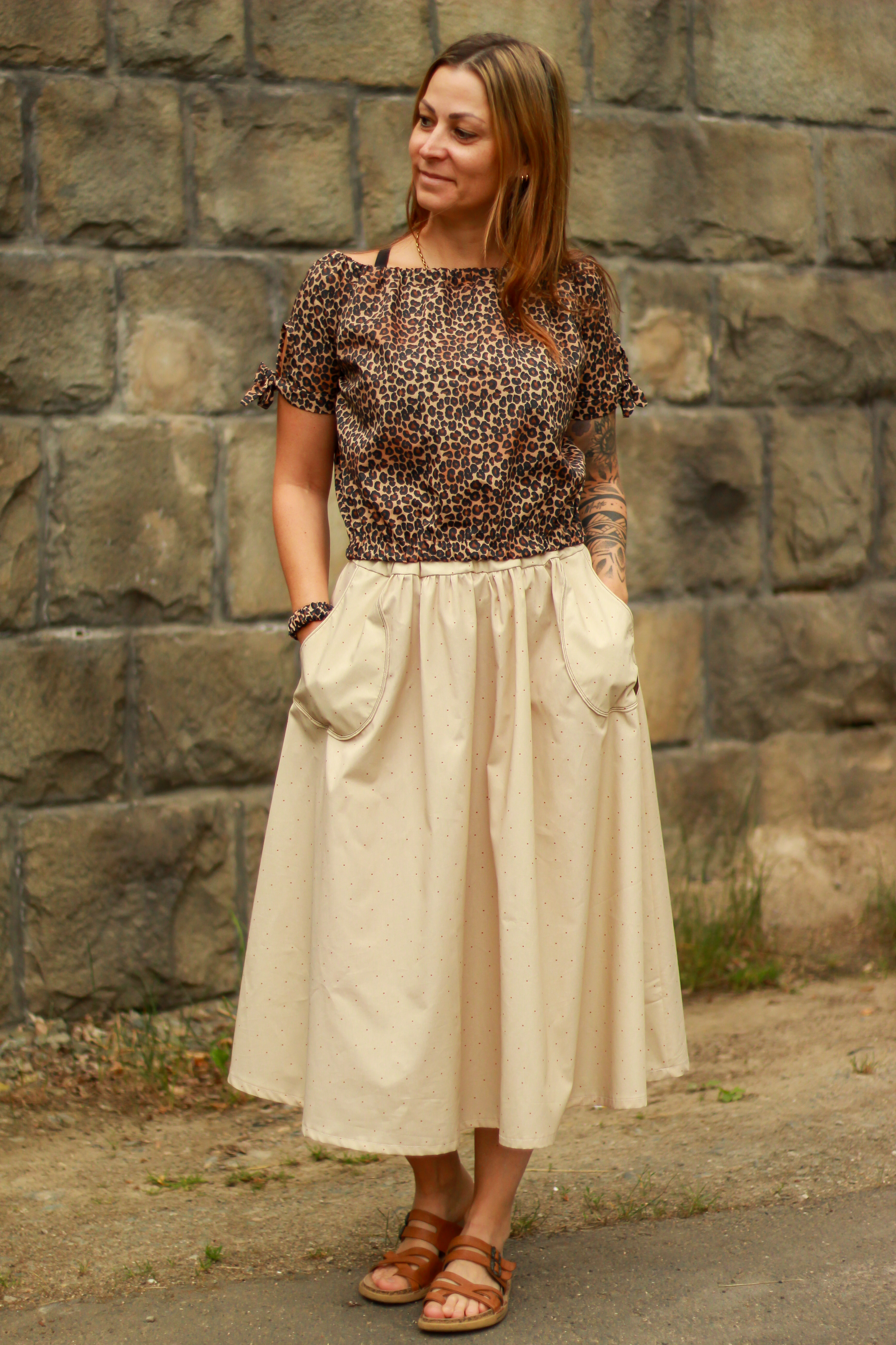 Organic Fabric - Leopard