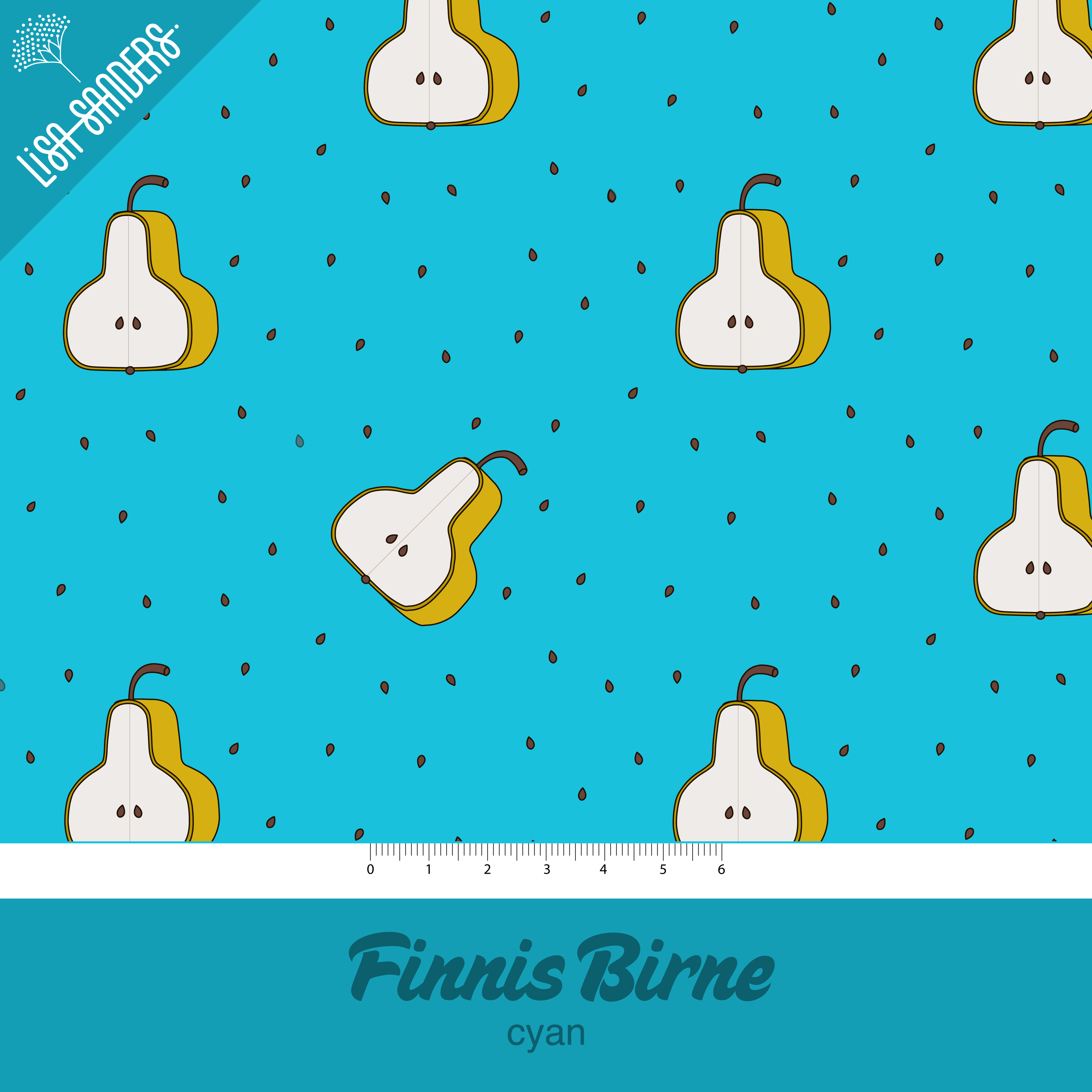 Bio Stoff  - Finnis Birne Cyan
