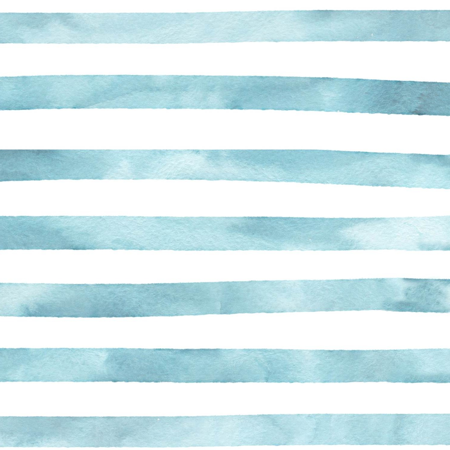 Bio Stoff  -  Aquarellringel  - LilleSelection, blau, Streifen, aquarell