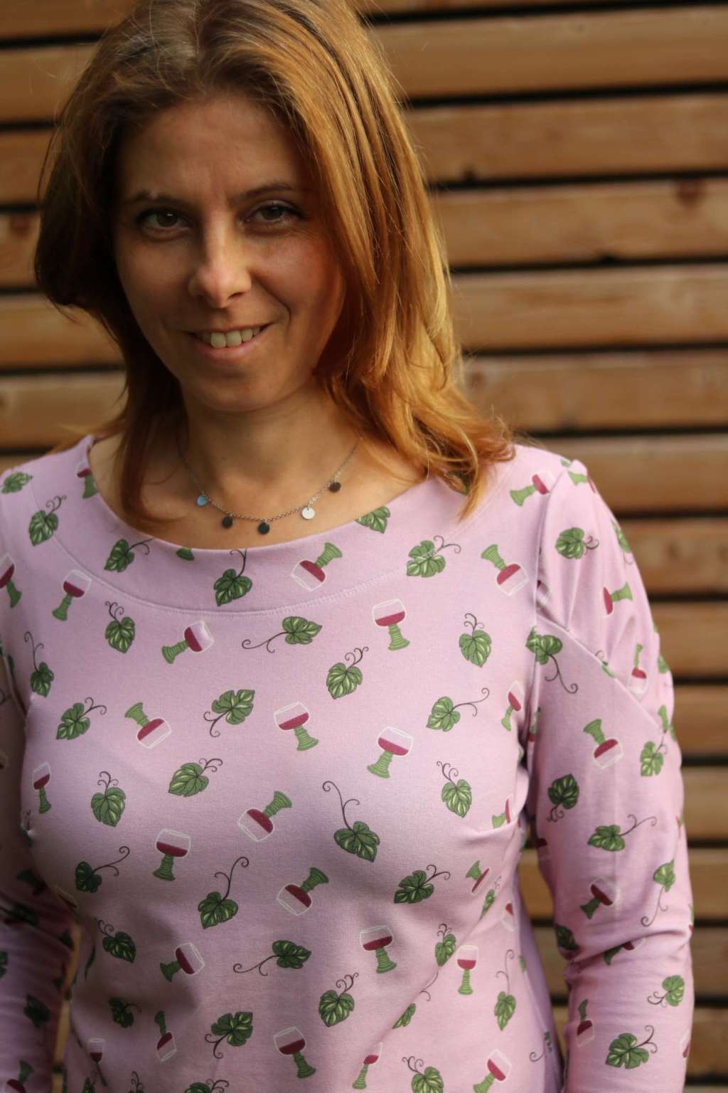 Bio Fabric - Kirbe Karo Bordeaux by Alexandra Weise in bordeaux