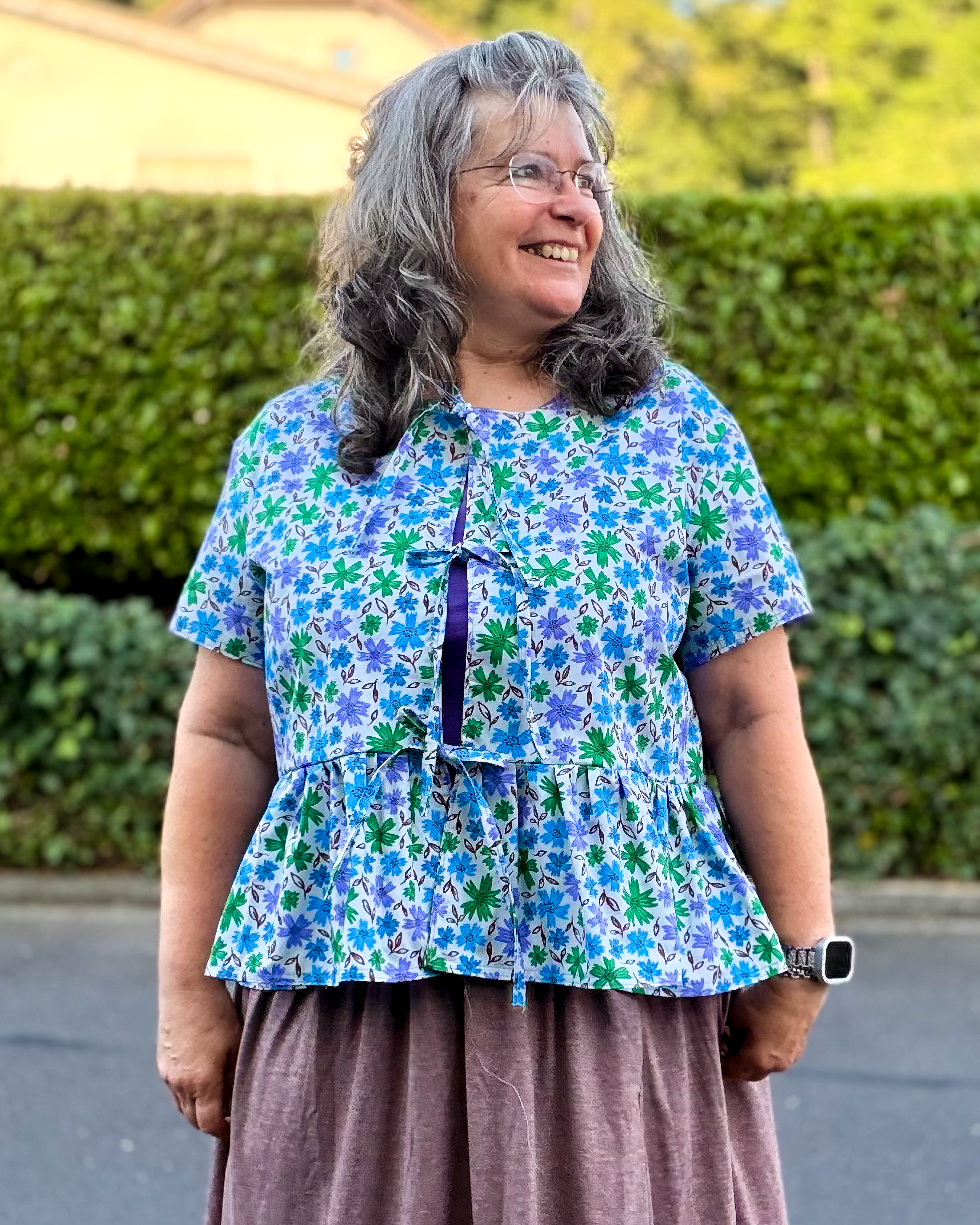 Organic fabric  - Savanna Garden