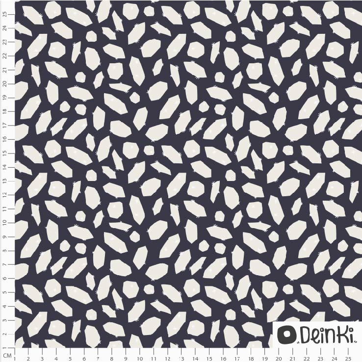 Bio Stoff  -  Kristalle  - Deinki, lila