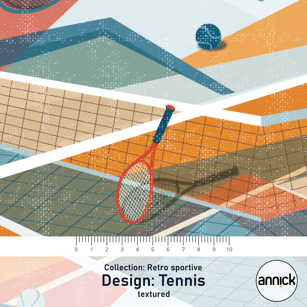 Bio Summersweat Stoff - Retro Sportive Tennis Textured - Annick, Winter, Sport, bunt , Breite 150 cm Bio Summersweat Stoff - Retro Sportive Tennis Textured - Annick, Winter, Sport, bunt , Breite 150 cm