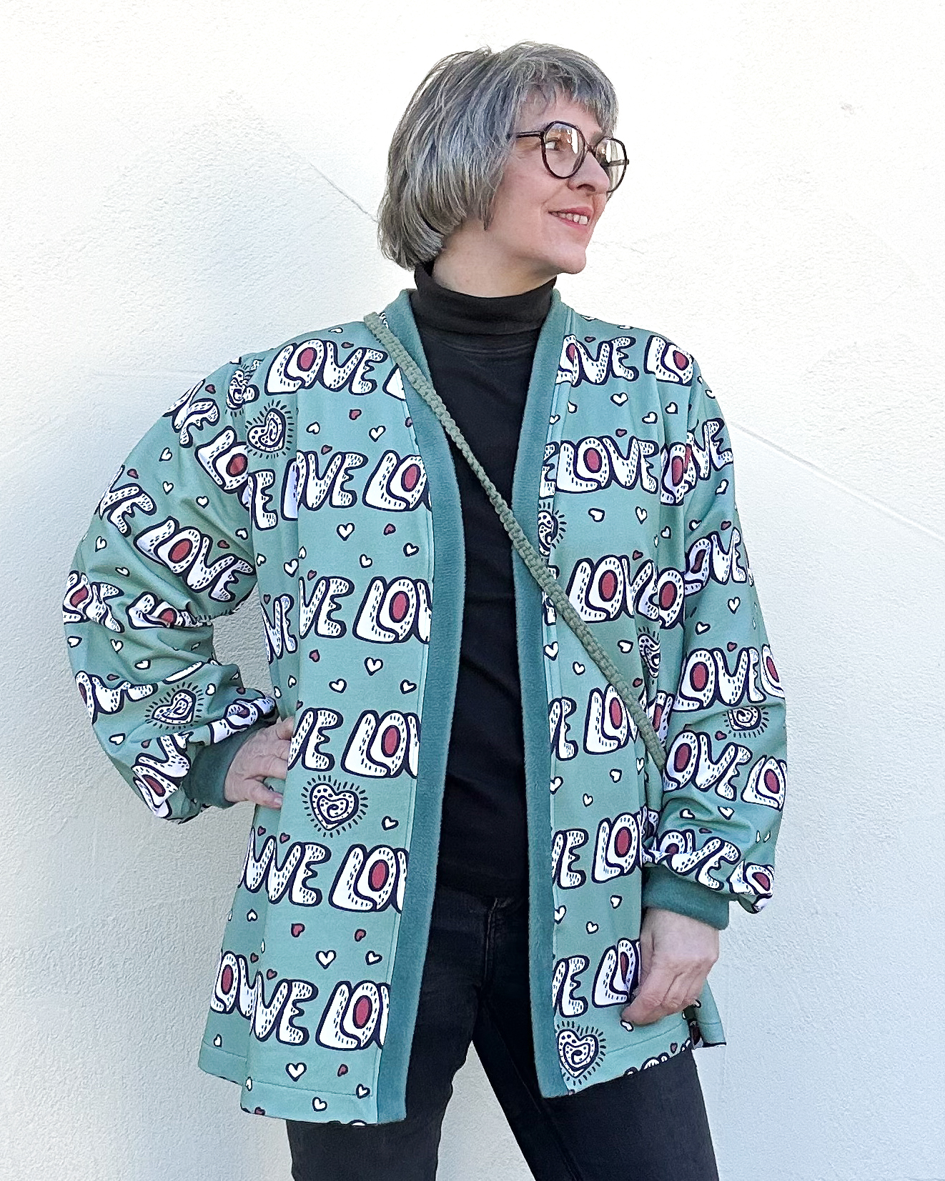 Bio Stoff  - Love Hearts creme