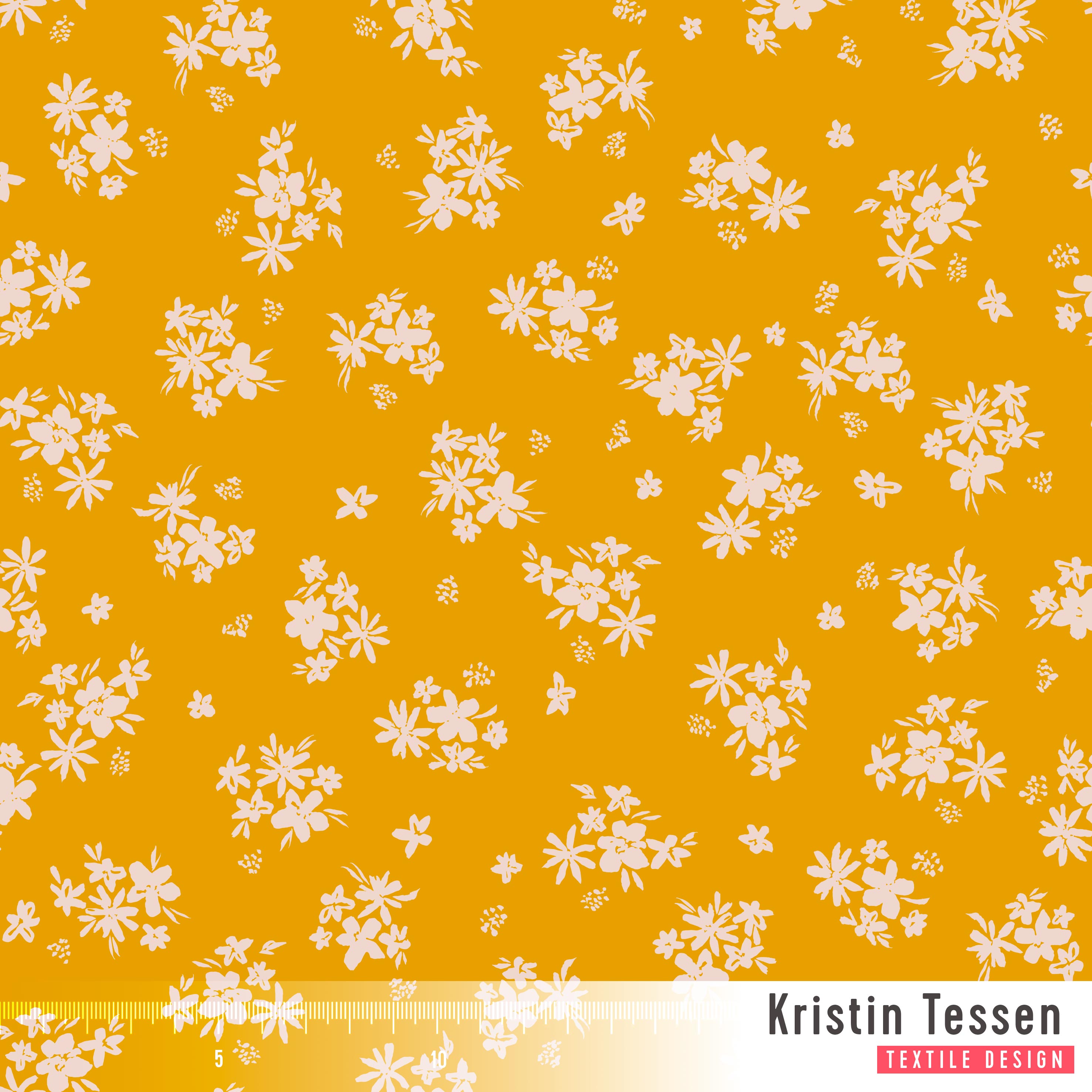 Bio Summersweat Stoff - Lila Sommer Gold - KristinTessen, gelb, Floral & Blumen Breite 150 cm Bio Summersweat Stoff - Lila Sommer Gold - KristinTessen, gelb, Floral & Blumen Breite 150 cm