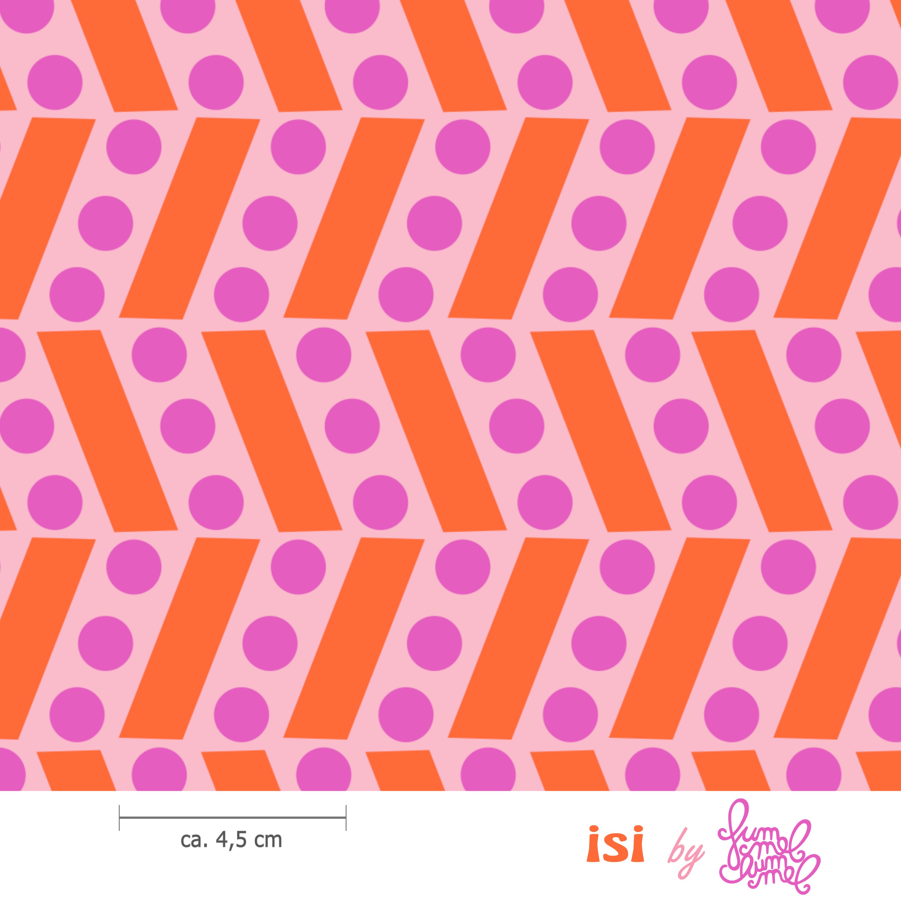 Bio Stoff - Isi Pink von Fummelhummel in rosa
