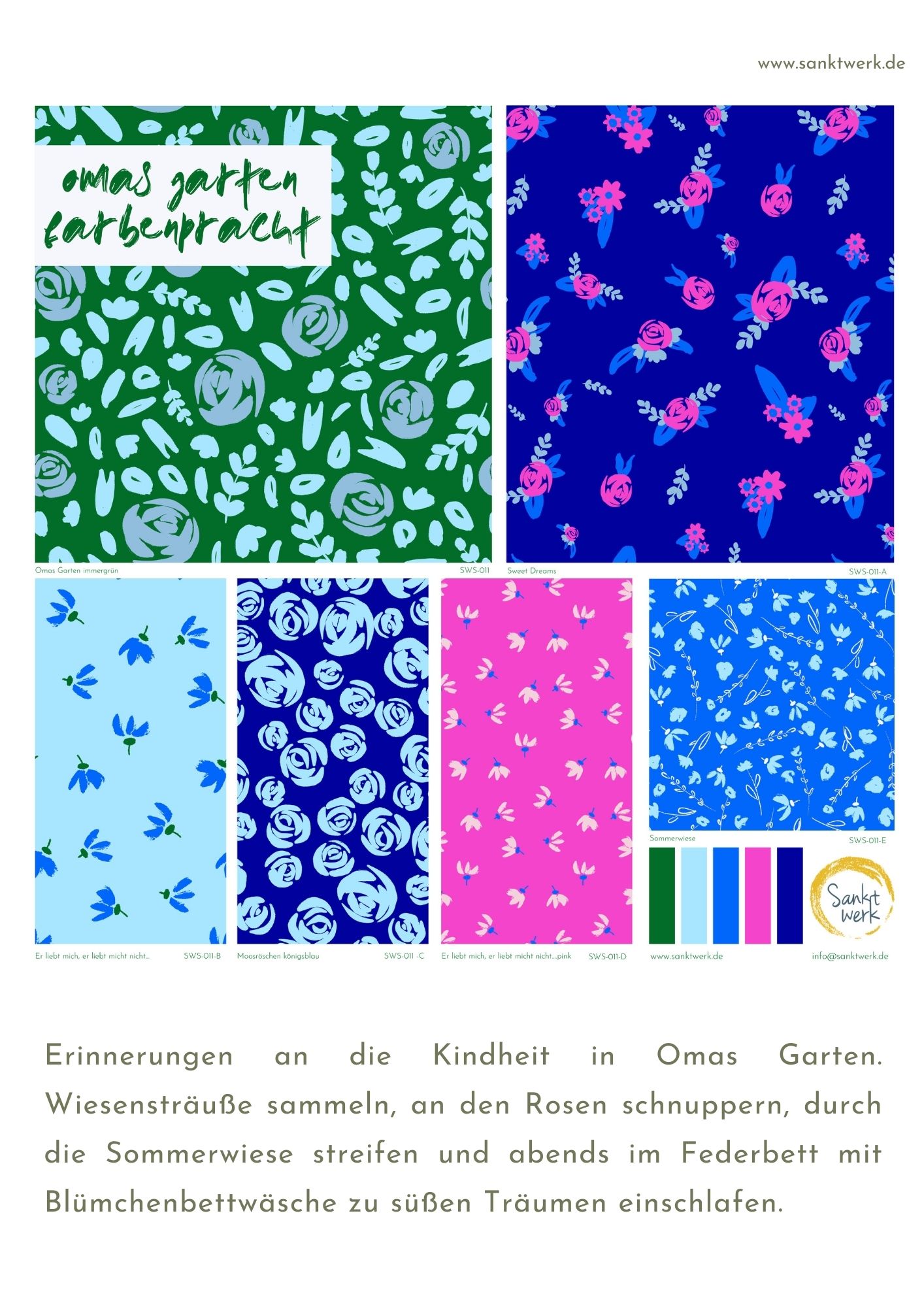 Bio Webware Stoff - Omas Garten Immergrün - Sanktwerk, grün, Garten, Frühling, Floral & Blumen, 100% Bio-Baumwolle Bio Webware Stoff - Omas Garten Immergrün - Sanktwerk, grün, Garten, Frühling, Floral & Blumen, 100% Bio-Baumwolle