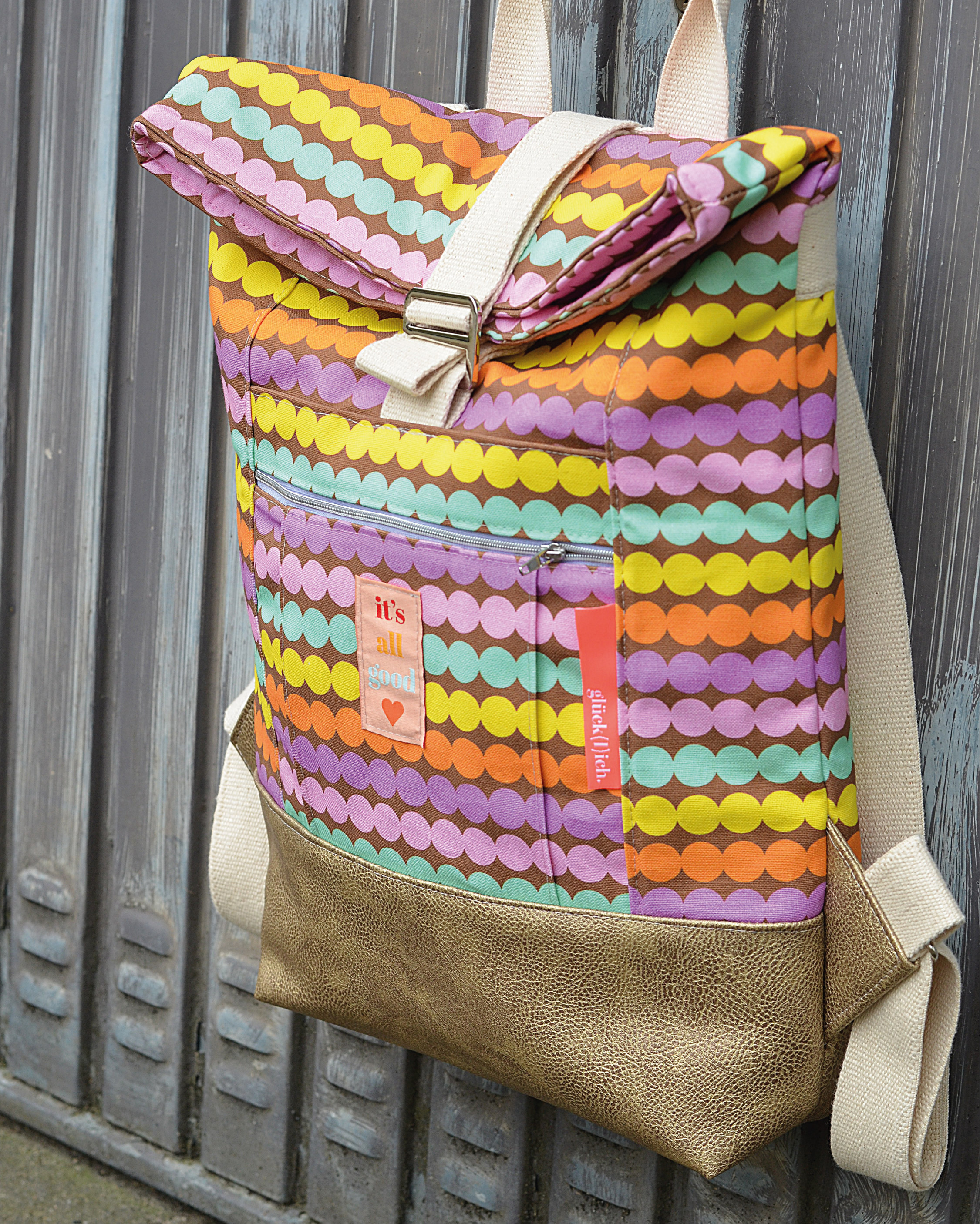 Organic Fabric - Bumsda orange