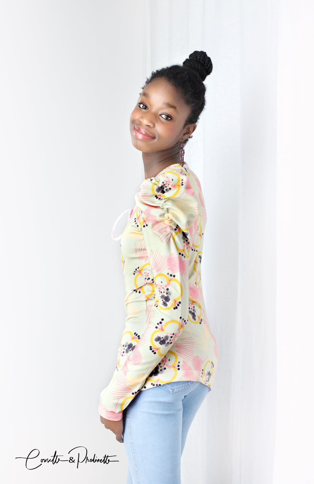 Organic fabric  -  Japaneseflower