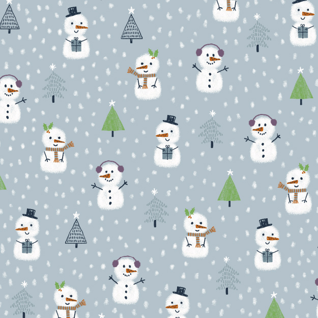 Bio Stoff  -  Little Snowmans Christmas