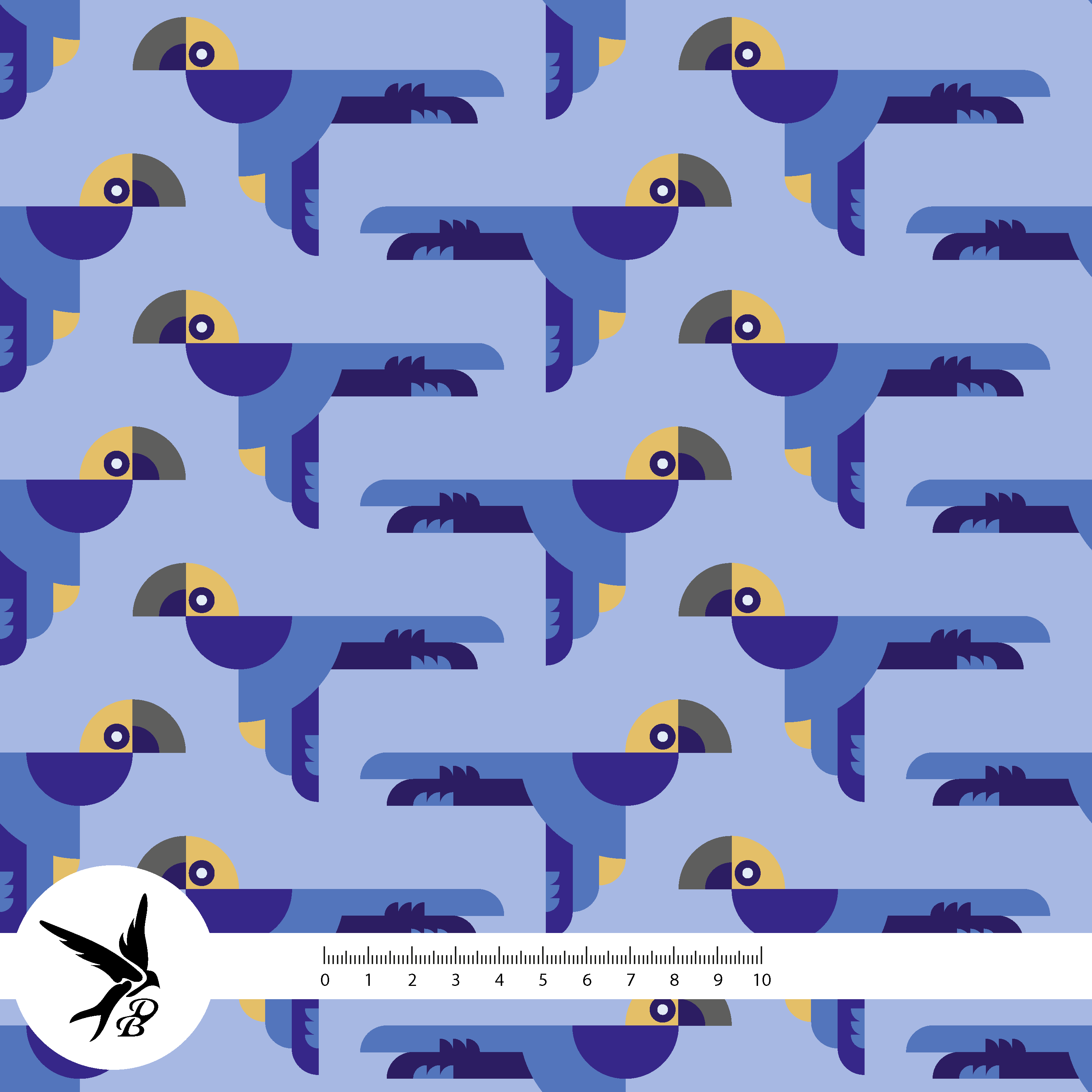 Bio Stoff - Geo Flight Papagei Ara fliegt