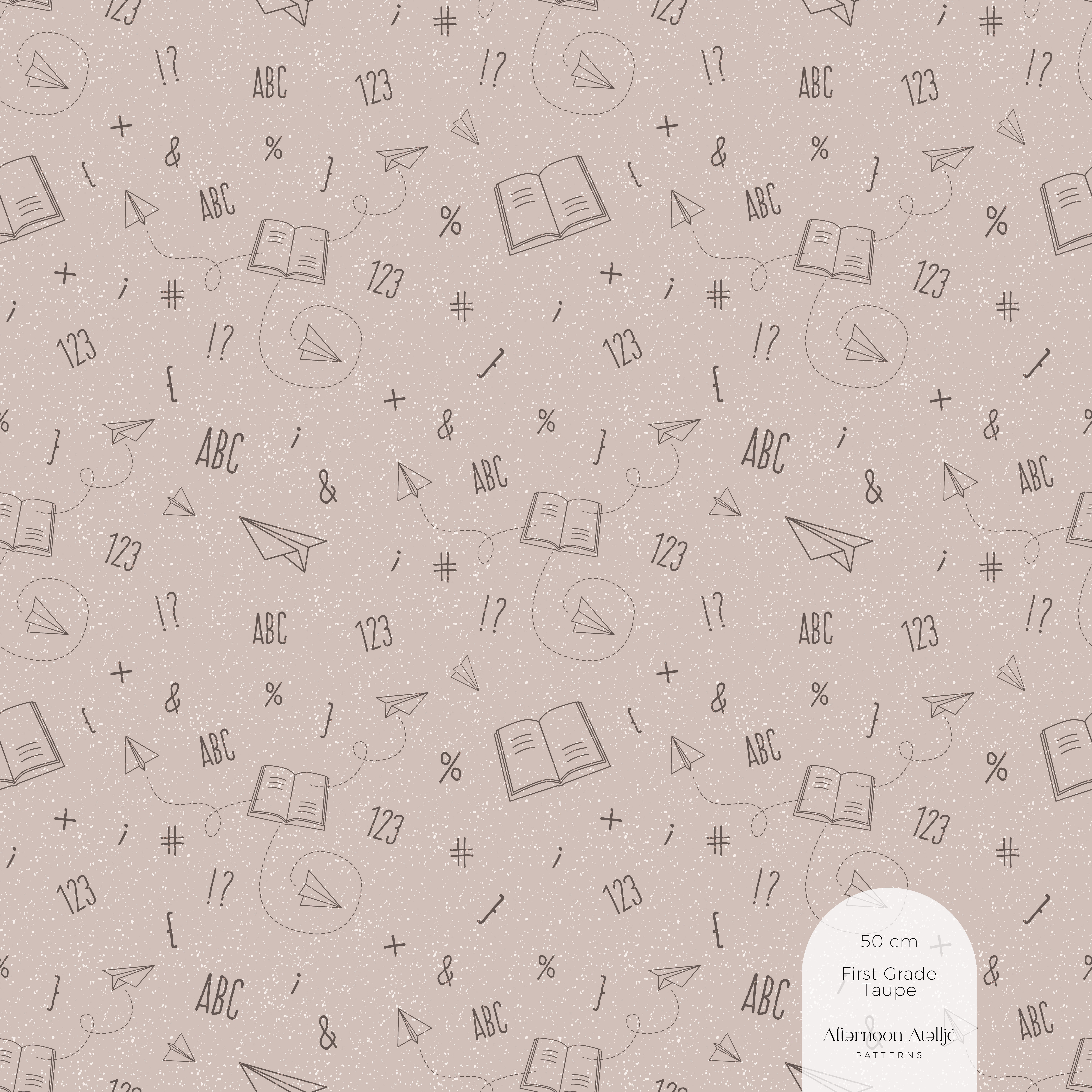 Bio Stoff - First Grade Taupe von Afternoon Atellje in beige