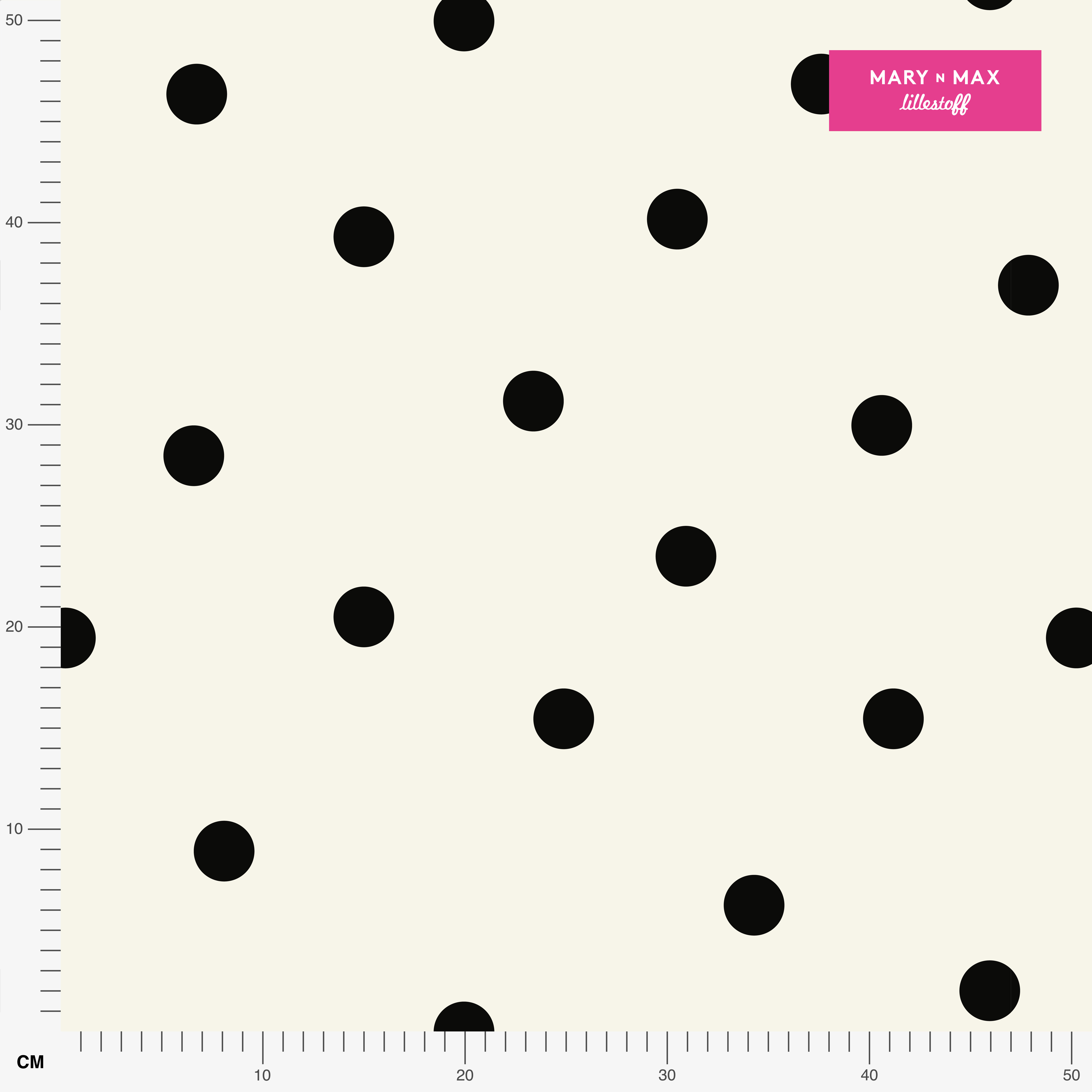 Organic fabric - Sportpunkte beige