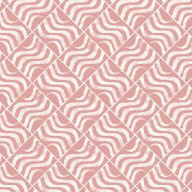 Bio Stoff - Wellen rosa - misspeppels
