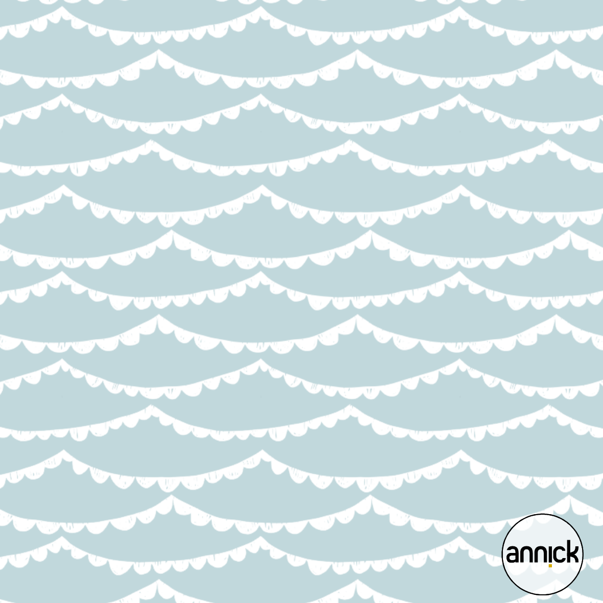 Bio Stoff - Goose Garland Mint von Annick in mint Bio Stoff - Goose Garland Mint von Annick in mint