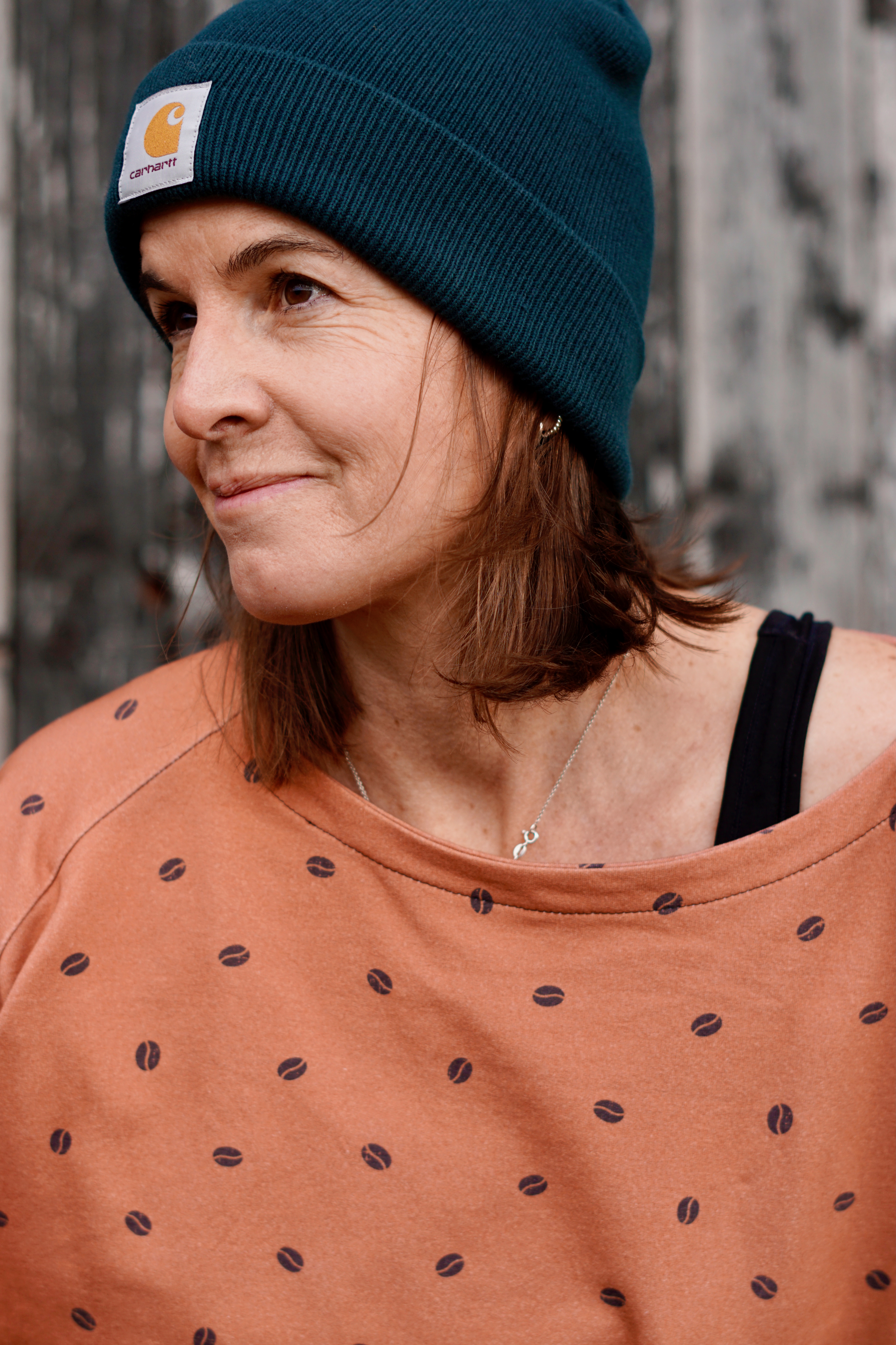 Organic Fabric - Light Lavender Coffee Beans 