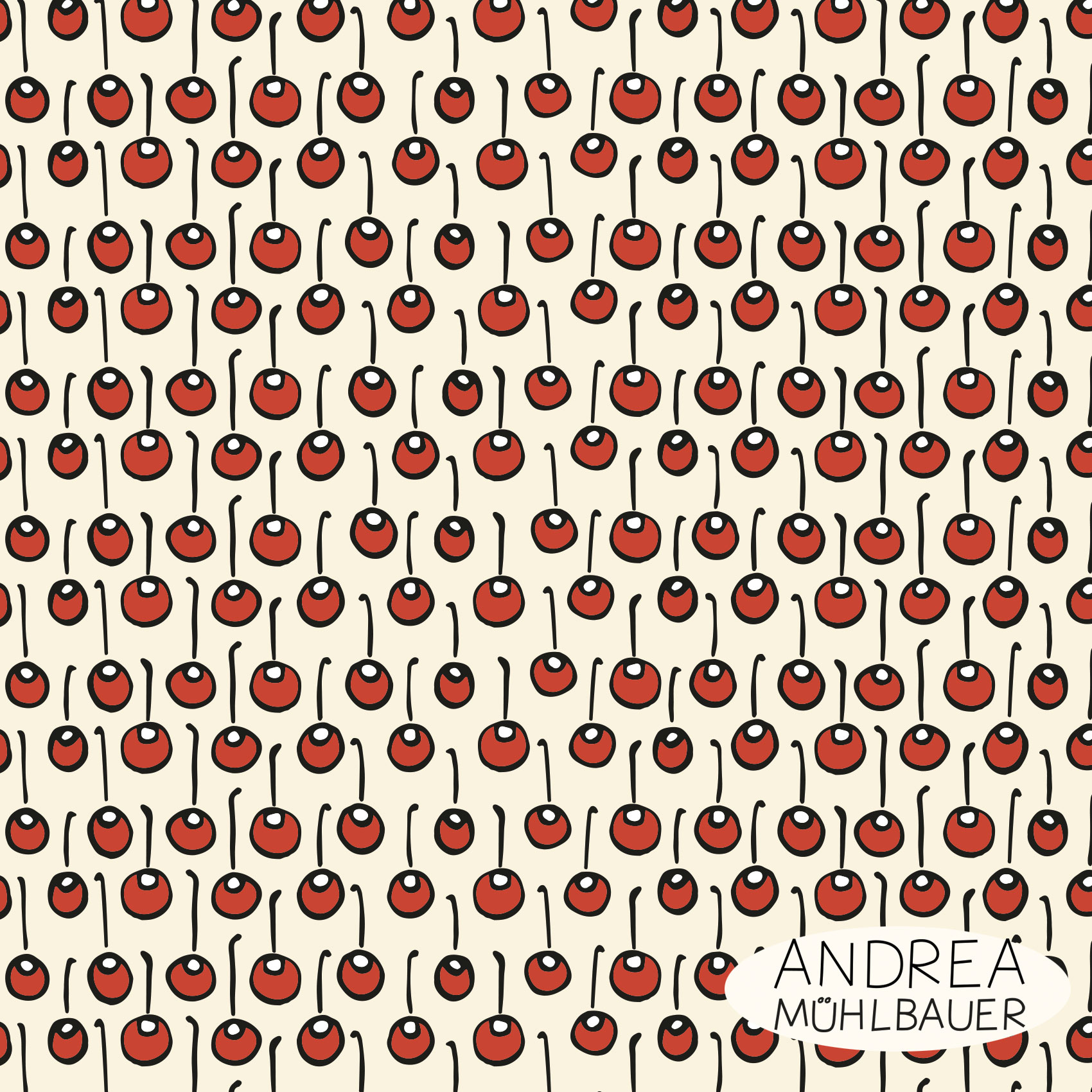 Bio Webware Stoff  - Kugeln in Beige - AndreaMuehlbauer, Weihnachten, beige, 100% Bio-Baumwolle