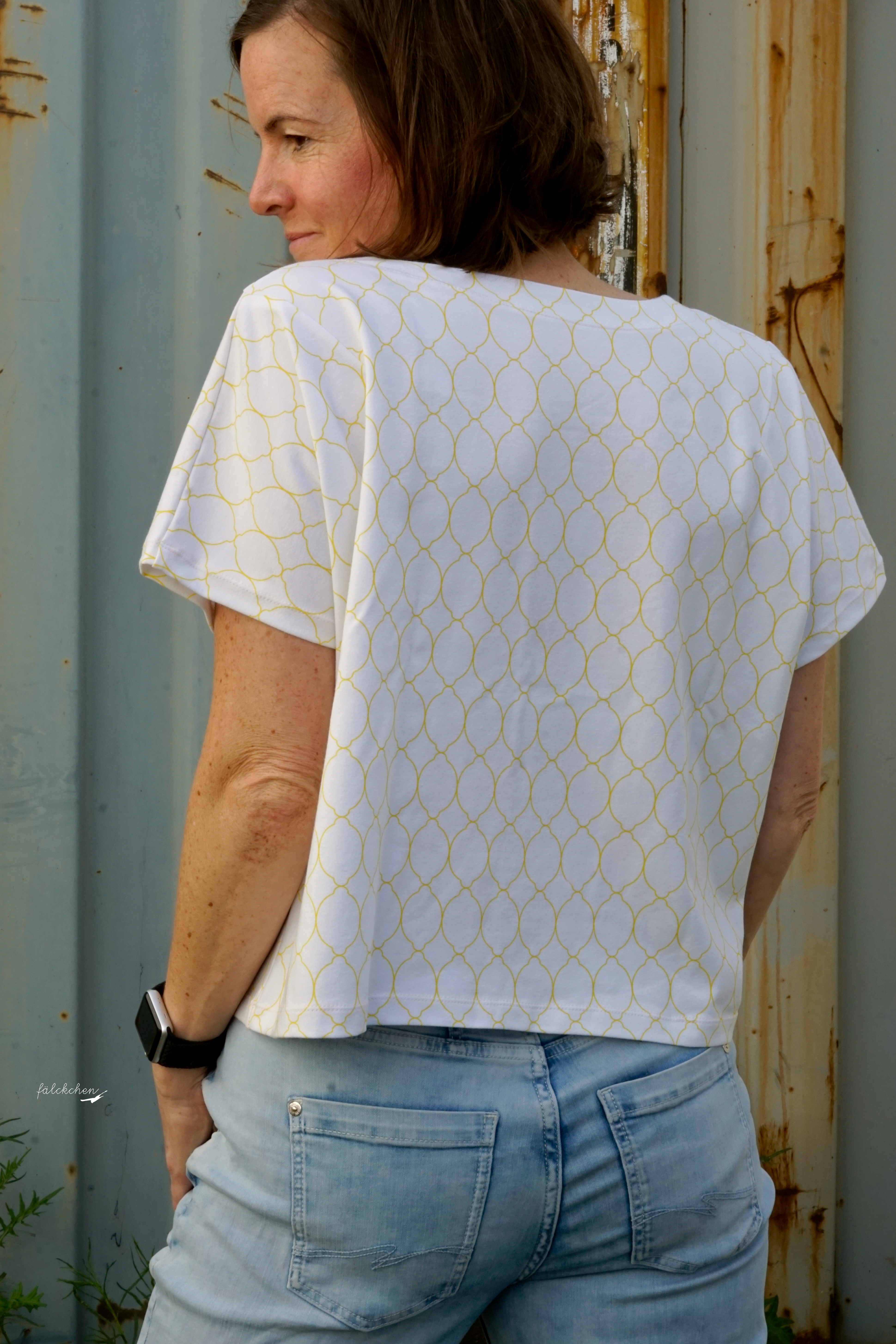 Organic fabric  - Limoncella Linear 