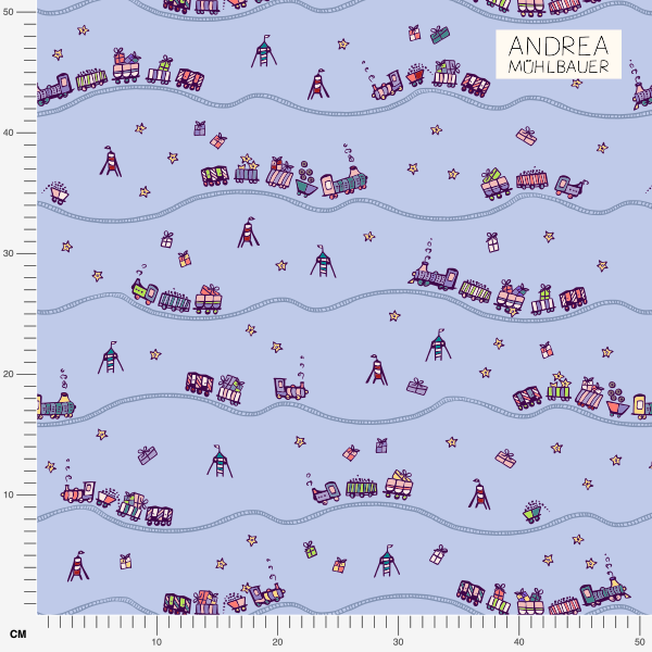 Organic fabric - Winterzauber Geschenkeexpress - Andrea Mühlbauer