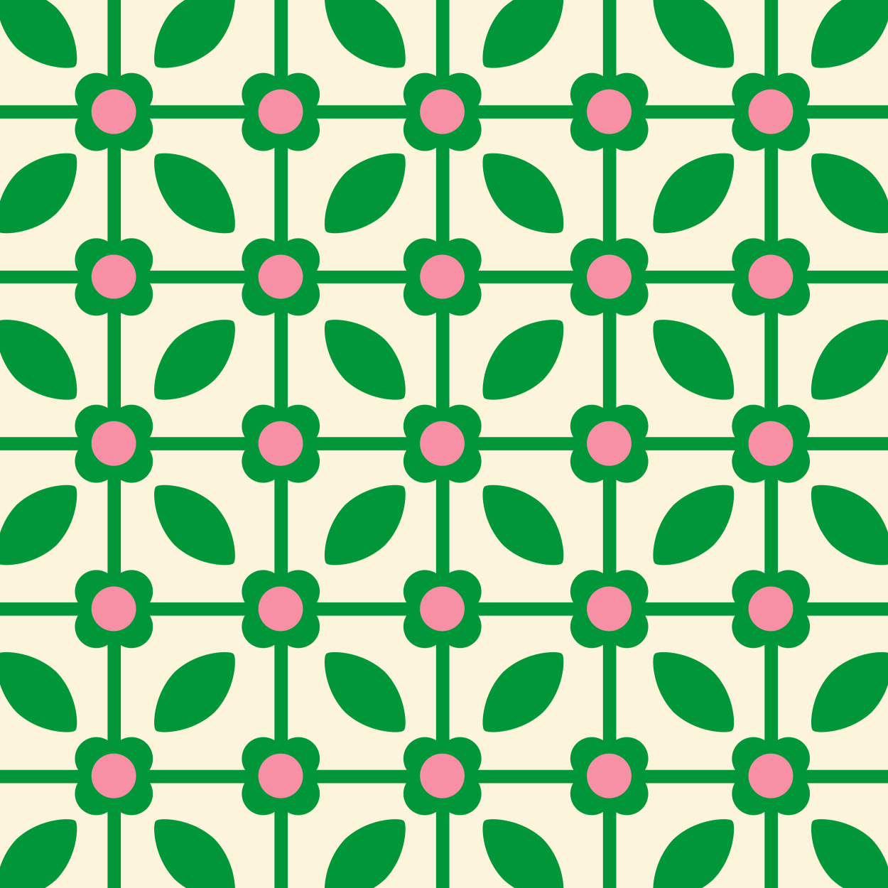 Organic fabric - Karo green