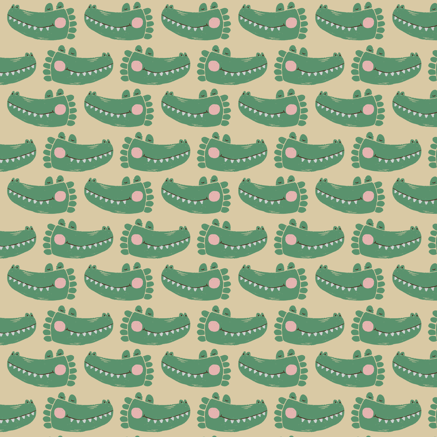 Organic fabric  - Little Snapper