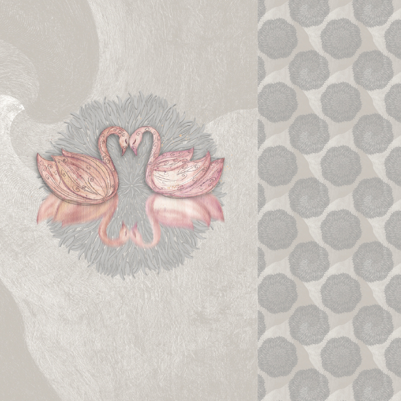 Bio Stoff  -  Swantje 1m Panel