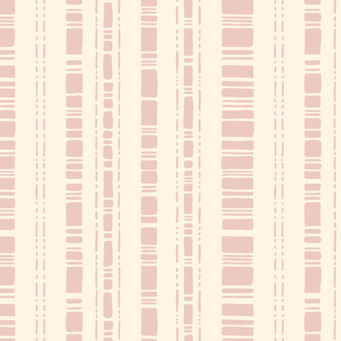 Bio Stoff  - Neo Tropica Boho Streifen rosa