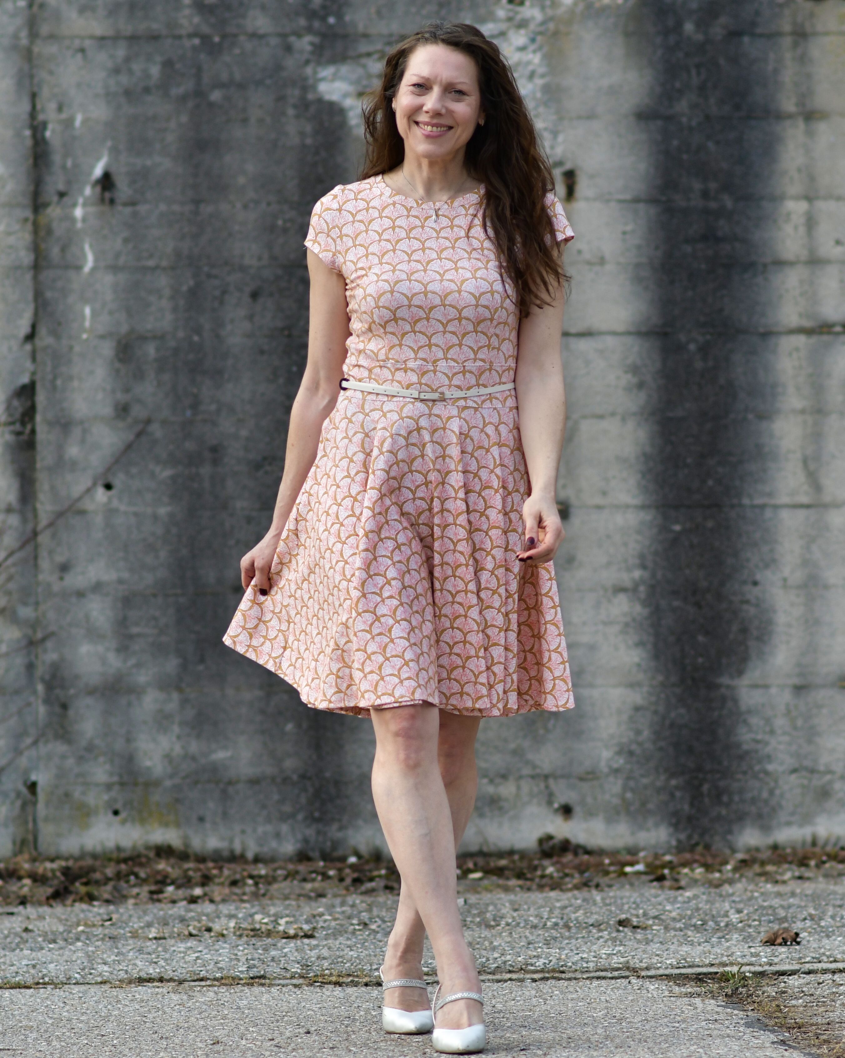 Organic fabric - Stone Age Ancient Leaves