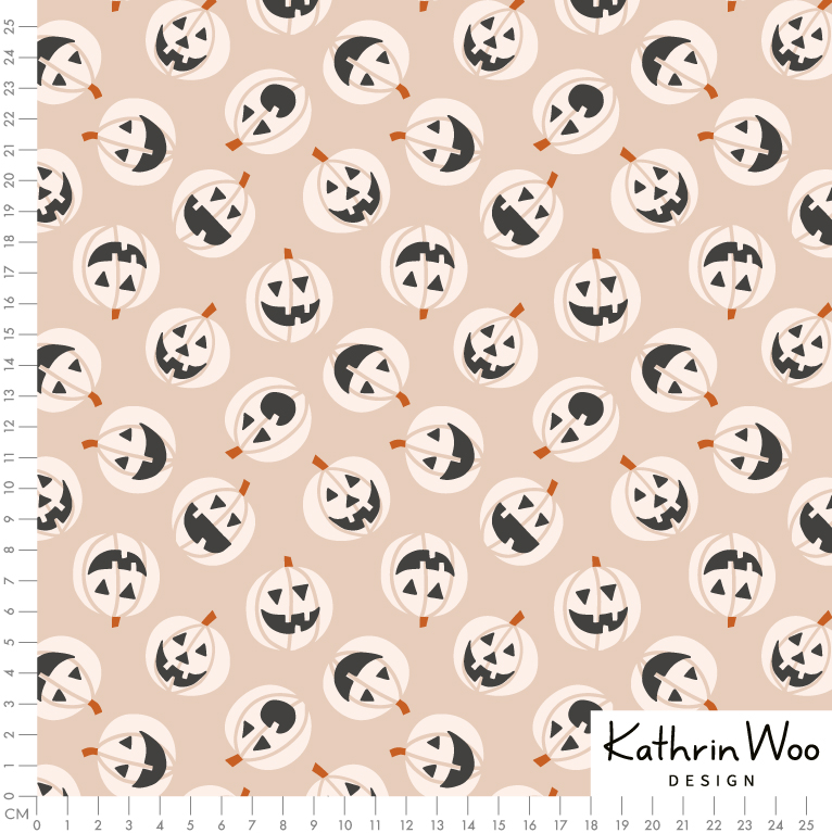 Bio Webware Stoff - Kürbisse Hellbraun Beige - KathrinWoo, orange, beige, Halloween, 100% Bio-Baumwolle Bio Webware Stoff - Kürbisse Hellbraun Beige - KathrinWoo, orange, beige, Halloween, 100% Bio-Baumwolle