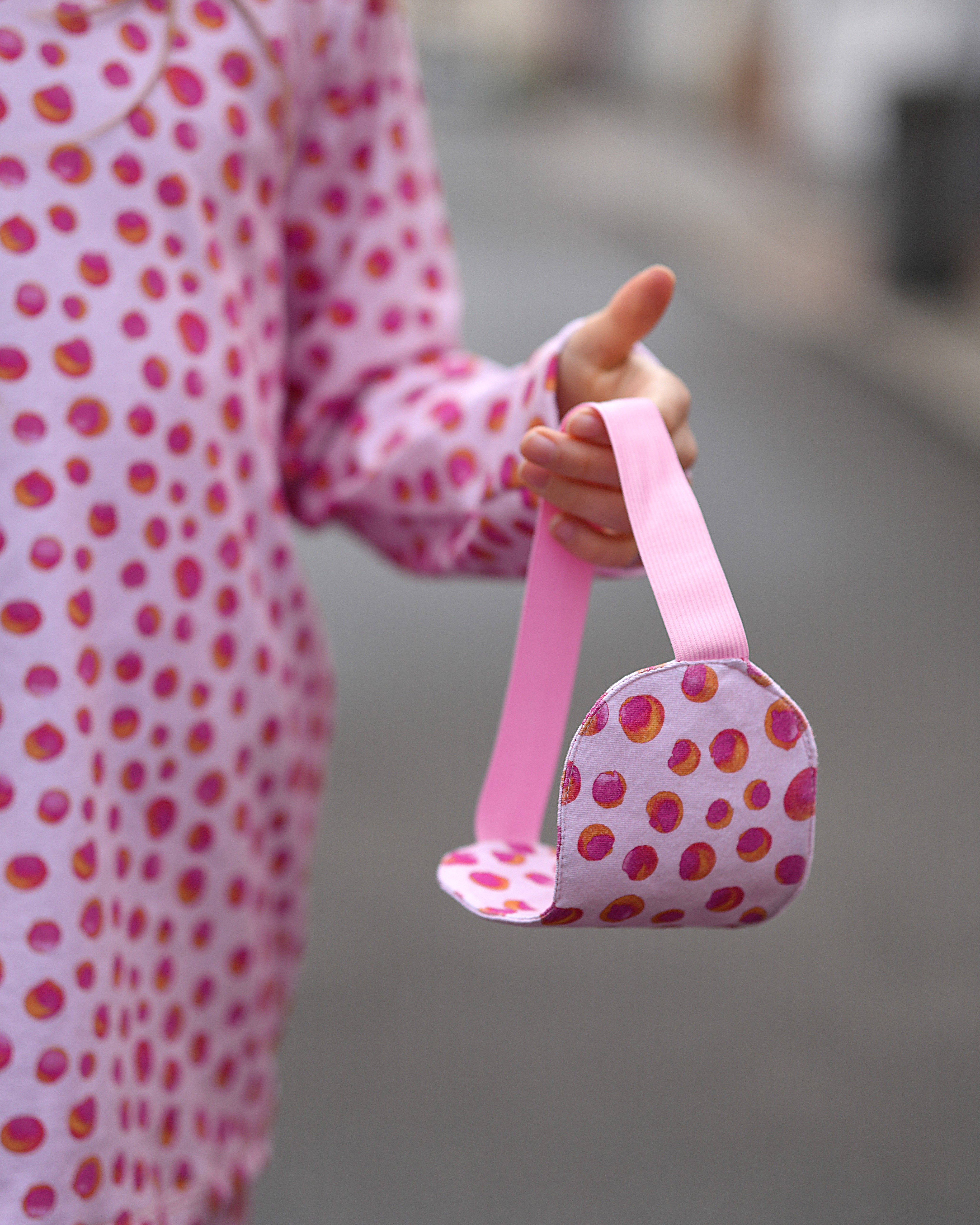 Bio Stoff  - Crazy Dots pink