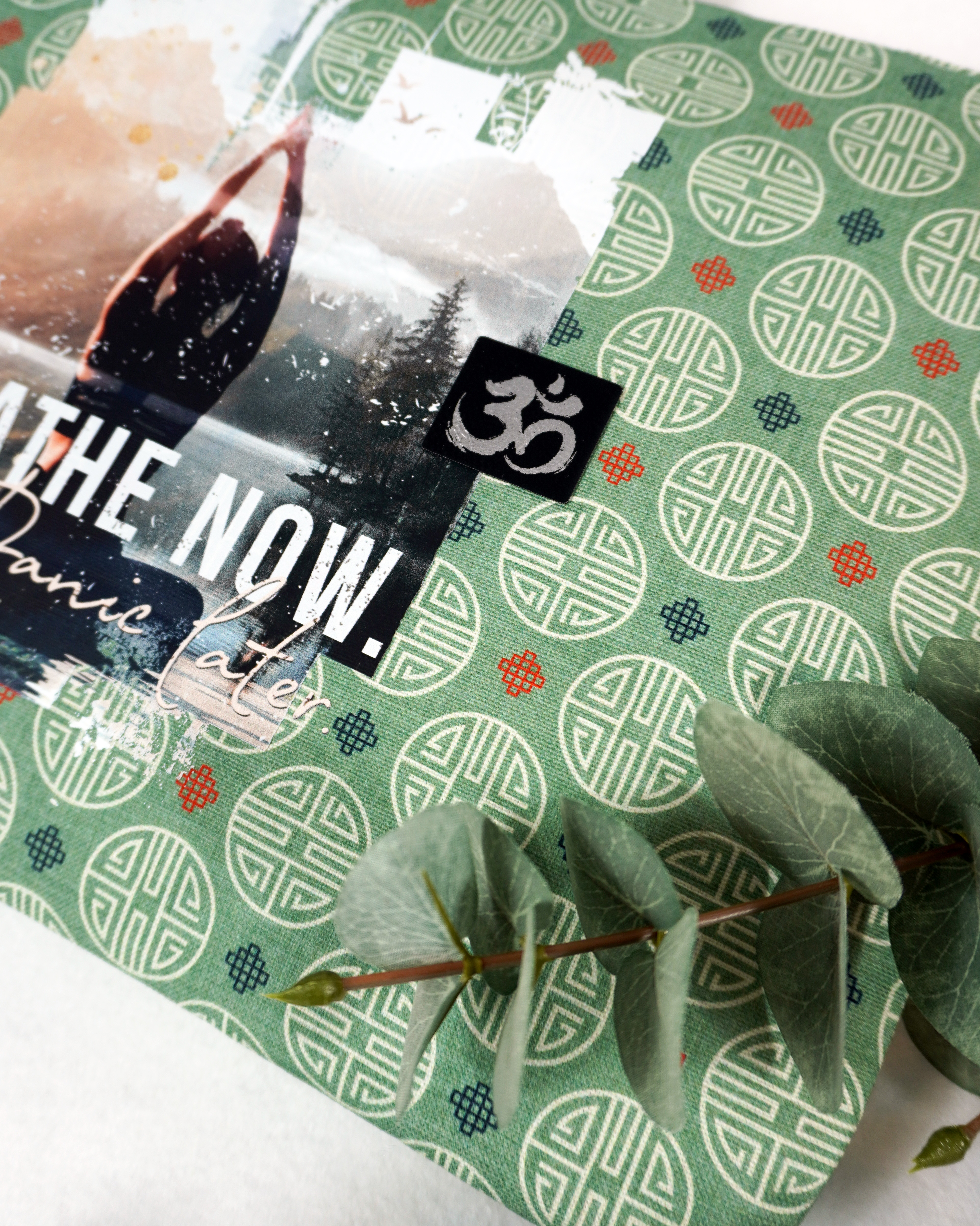 Bio Stoff  - Im Fluss der Kreise creme