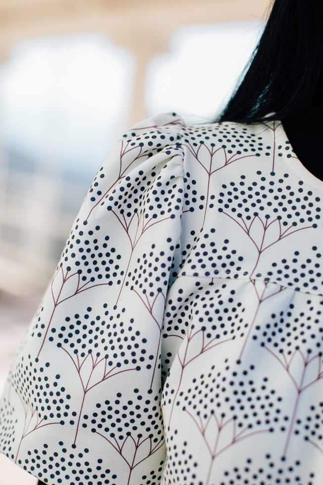 Organic fabric - Elderberry