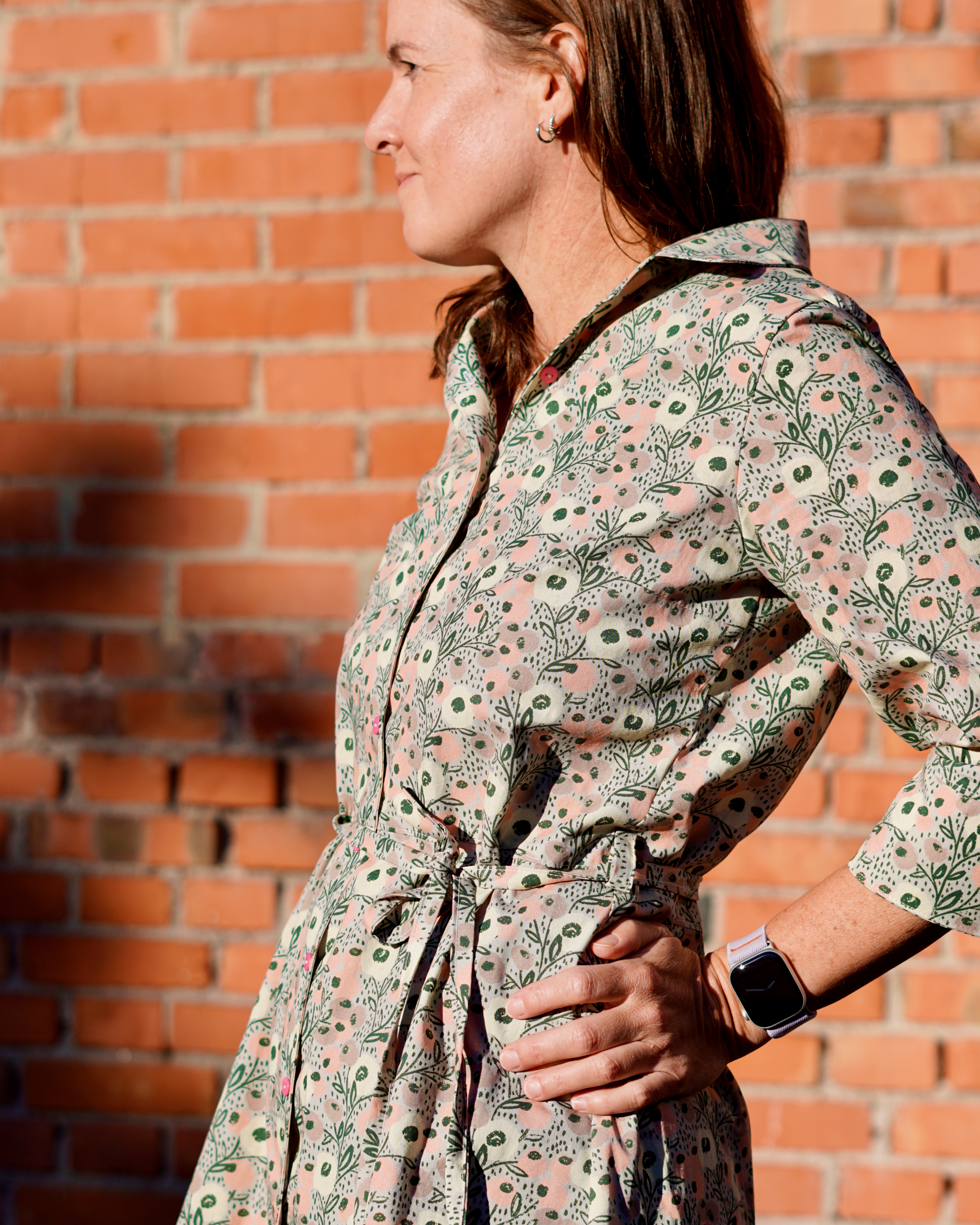 Organic fabric  - Enchanted Blossom