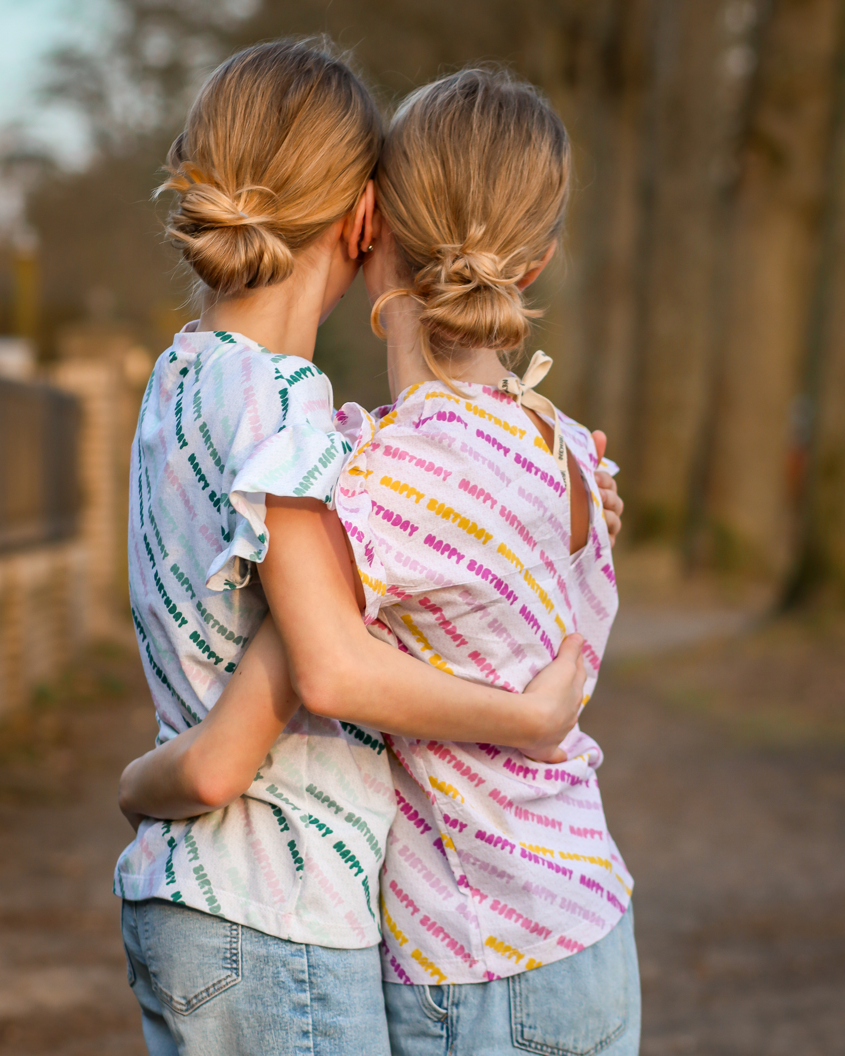 Bio Stoff - Happy Birthday grün