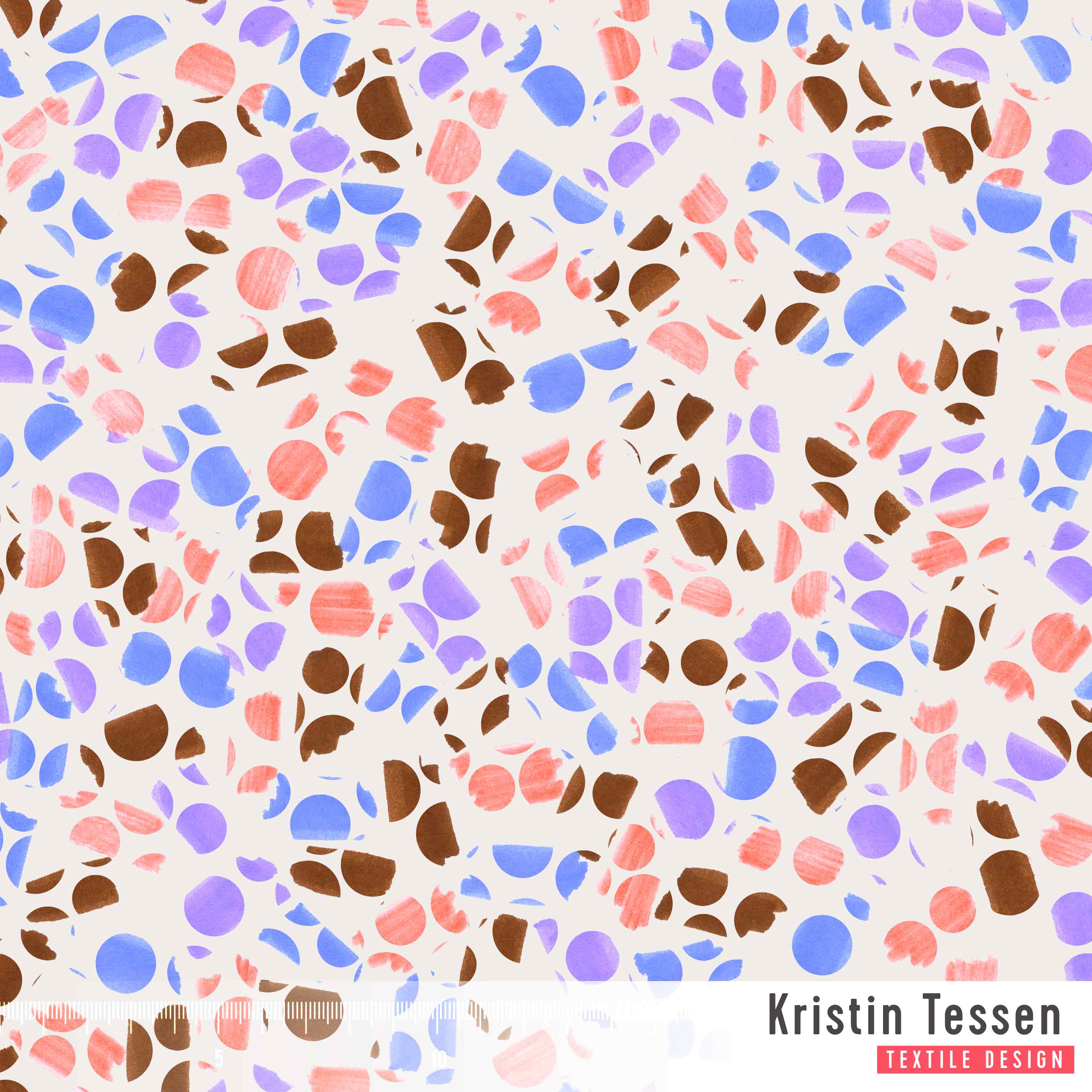 Bio Fabric - Abstract Shapes beige