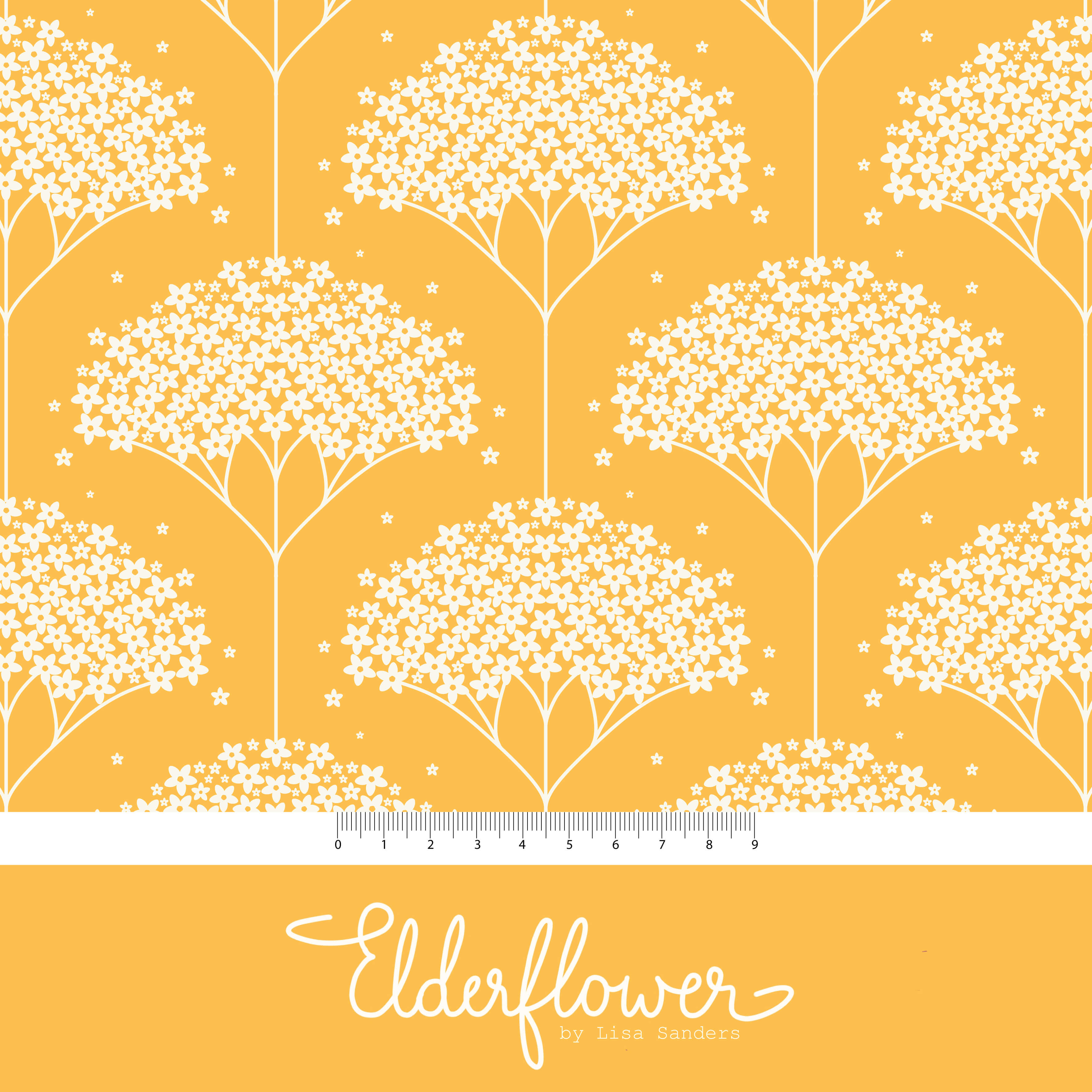 Elderflower, gelb, Webware Elderflower, gelb, Webware