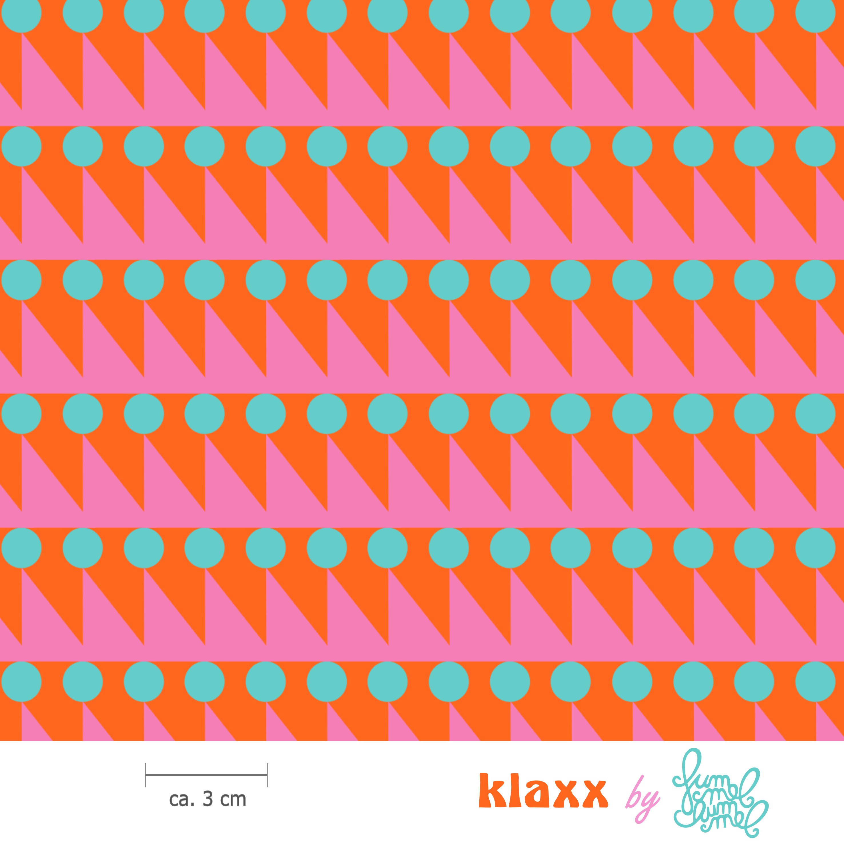 Bio Fabric - Klaxx Pink by Fummelhummel in pink