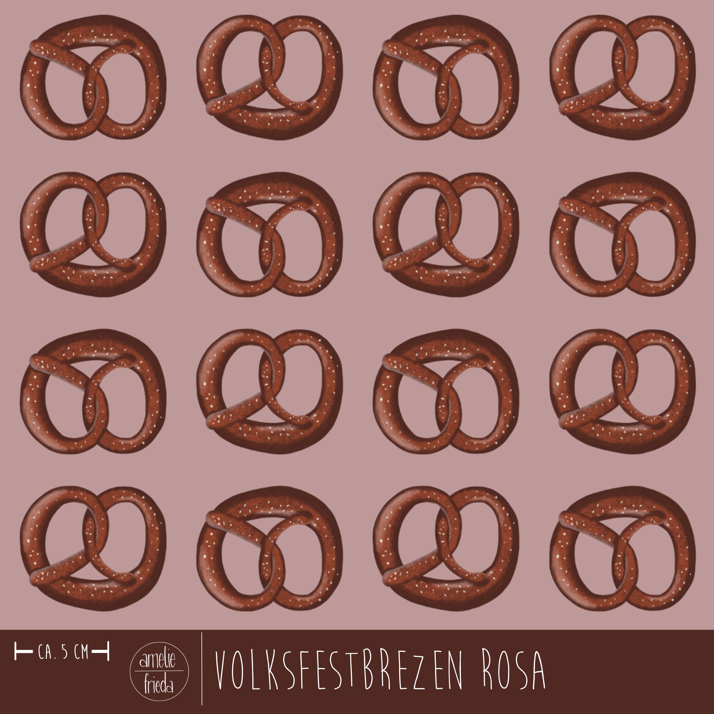 Volksfestbrezen Rosa