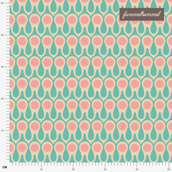 Organic fabric - Quelle mint