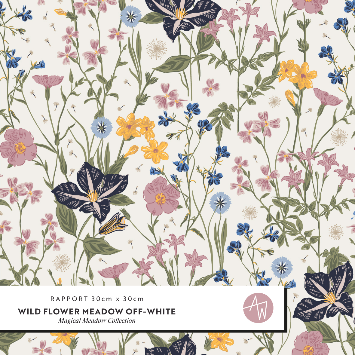 Bio Webware Stoff - Wild Flower Meadow OffWhite - AlexandraWeise, creme, Floral & Blumen, Frühling 100% Bio-Baumwolle Bio Webware Stoff - Wild Flower Meadow OffWhite - AlexandraWeise, creme, Floral & Blumen, Frühling 100% Bio-Baumwolle