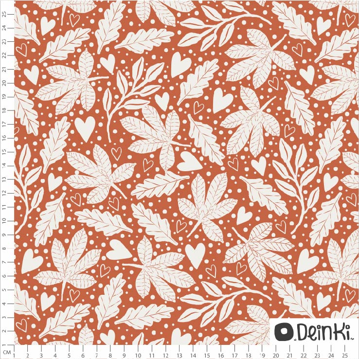 Bio Fabric - Fall Is Here Rust by Deinki in copper/rust