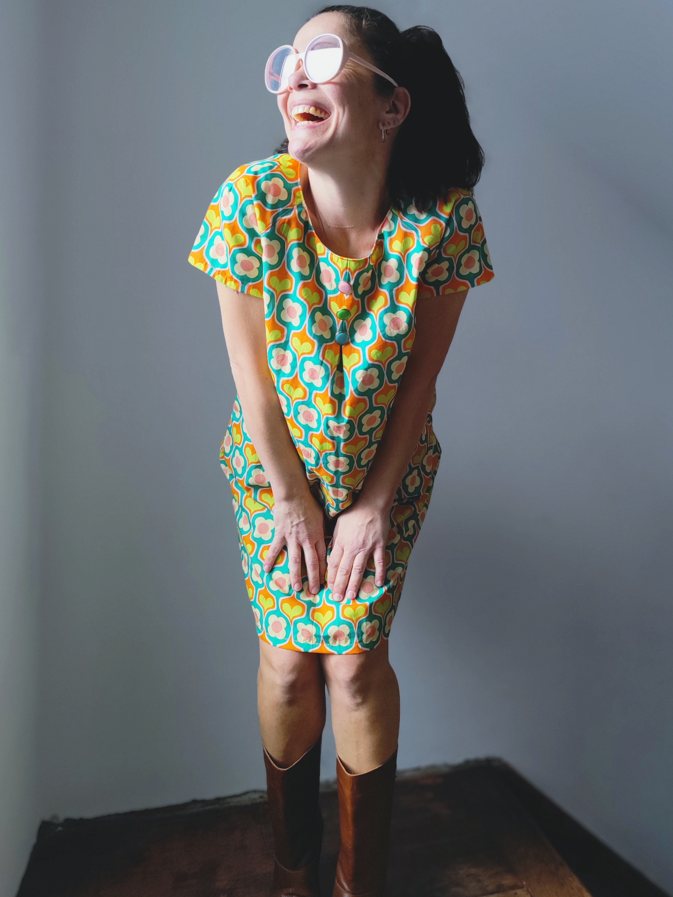 Organic fabric  - Kokkolores beige