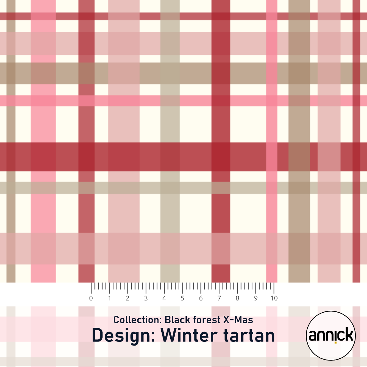 Bio Webware Stoff - Black Forest X Mas Winter Tartan - Annick, rosa, kariert, 100% Bio-Baumwolle Bio Webware Stoff - Black Forest X Mas Winter Tartan - Annick, rosa, kariert, 100% Bio-Baumwolle