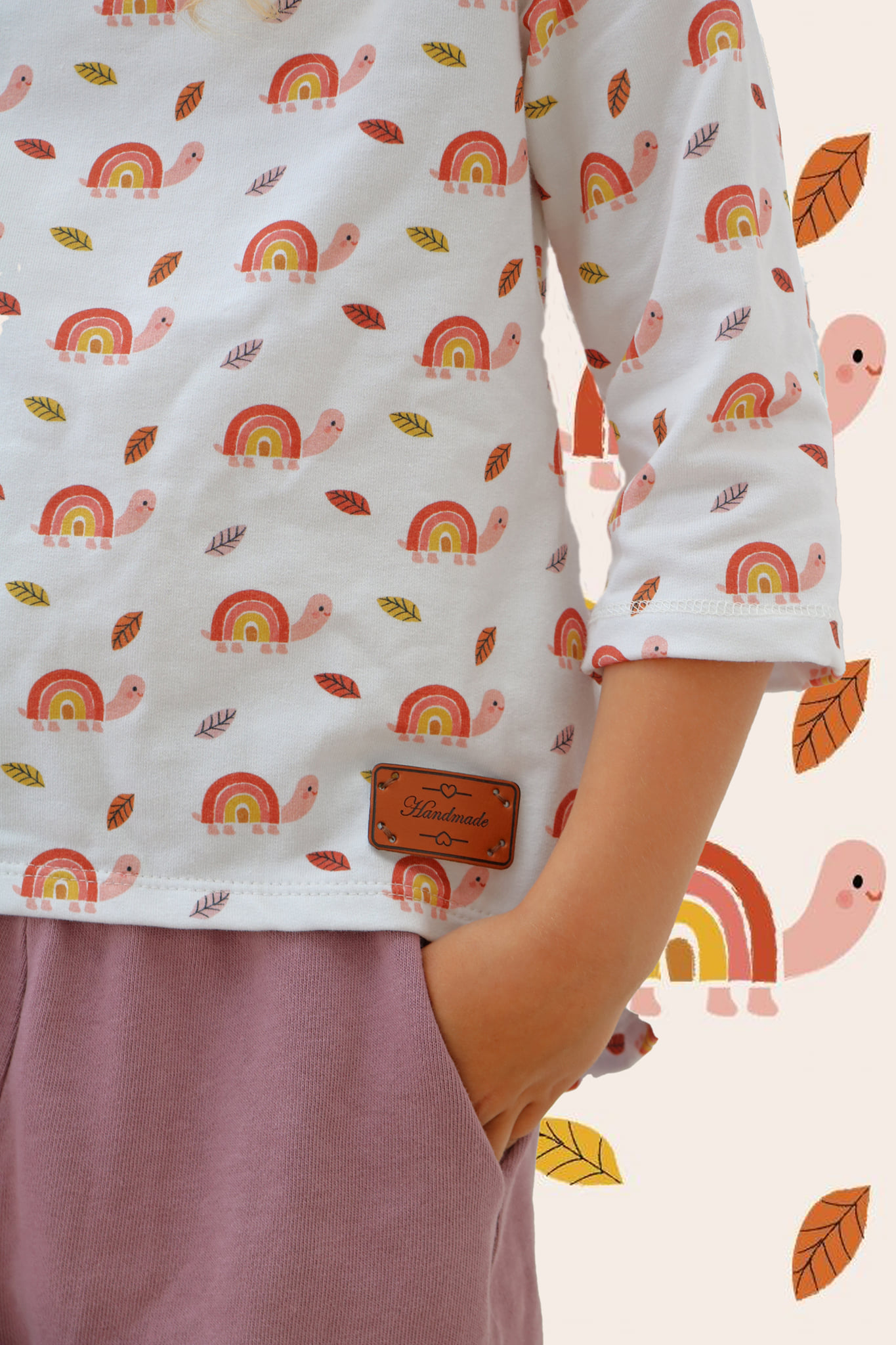 Bio Stoff  -  Rainbow Turtles warm
