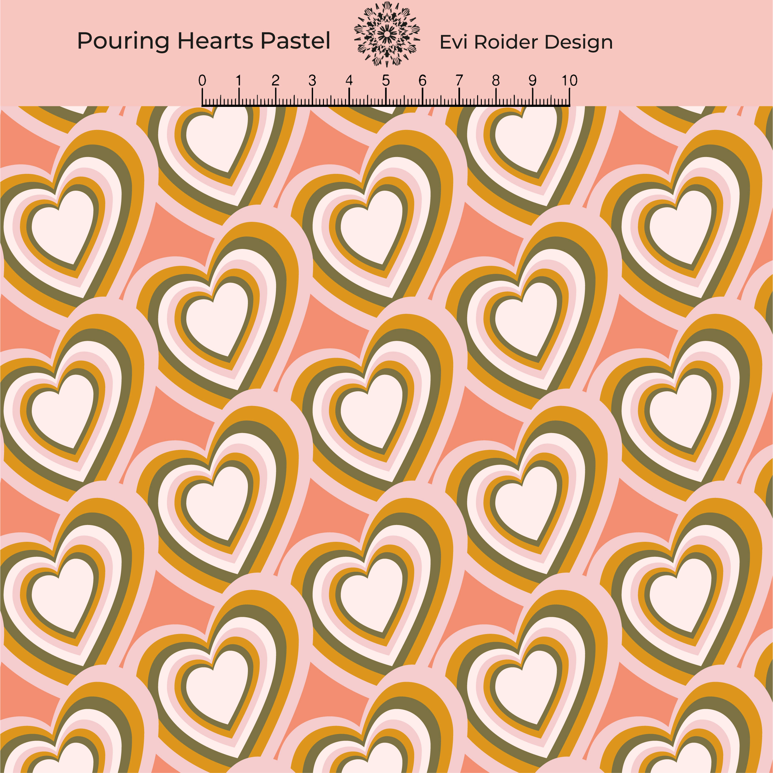 Pouring Hearts Pastel