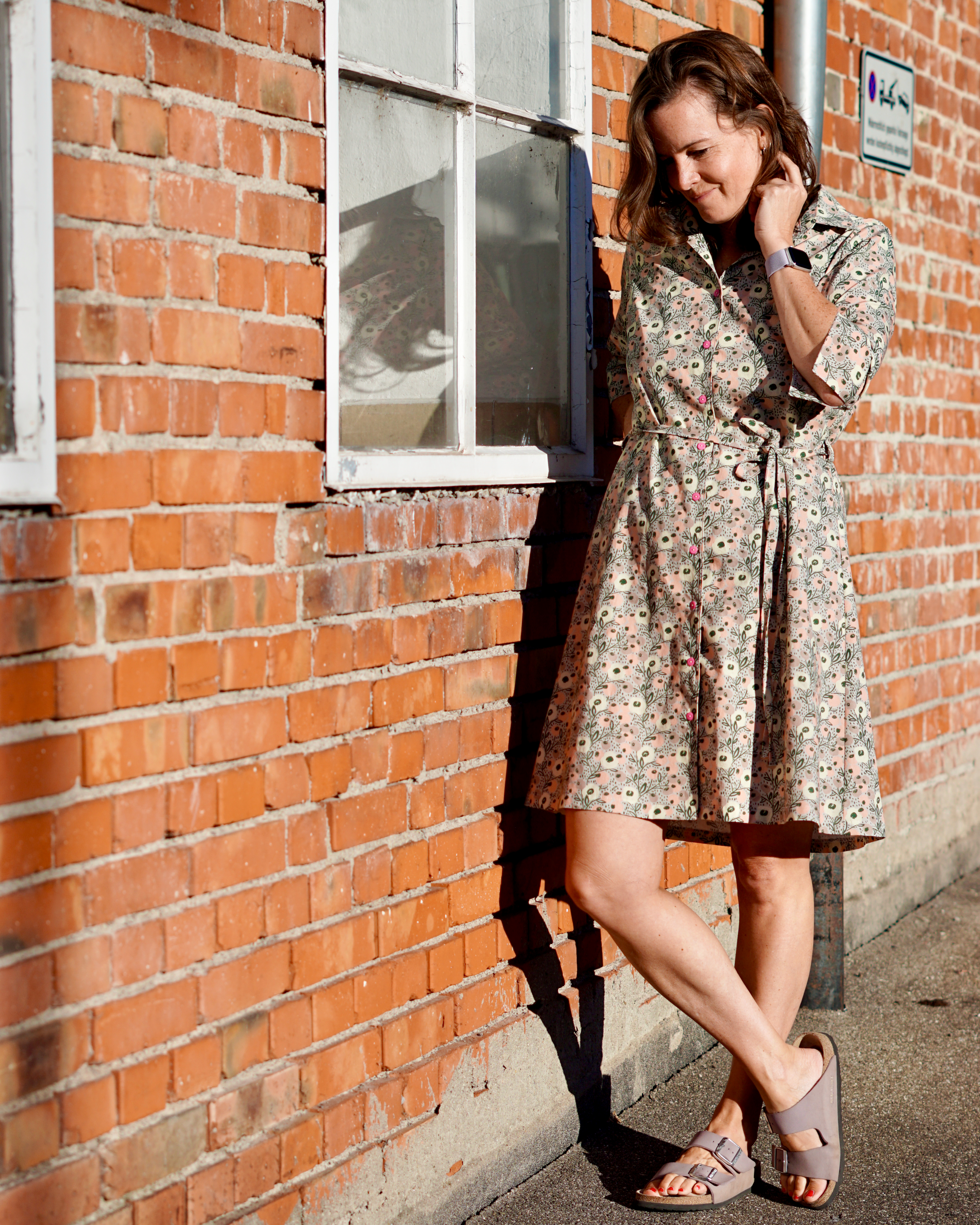 Organic fabric  - Enchanted Blossom