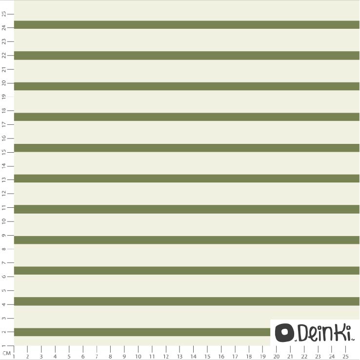 Bio Webware Stoff - Osterstreifen Olivgrün - Deinki, Streifen, grün, 100% Bio-Baumwolle Bio Webware Stoff - Osterstreifen Olivgrün - Deinki, Streifen, grün, 100% Bio-Baumwolle