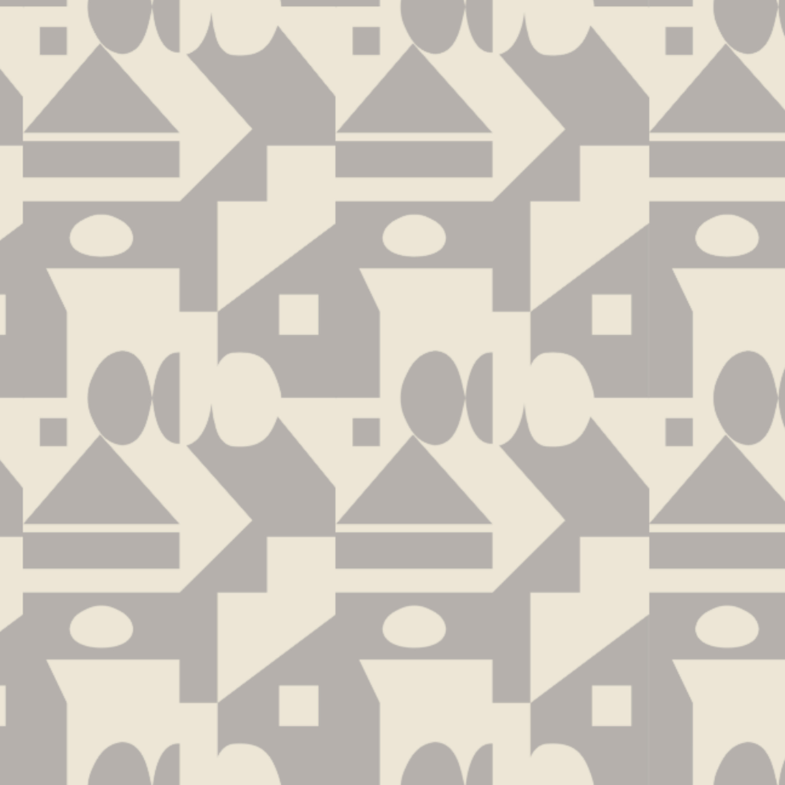 Bio Stoff - Geometric Evergreen Architectural Shapes grau