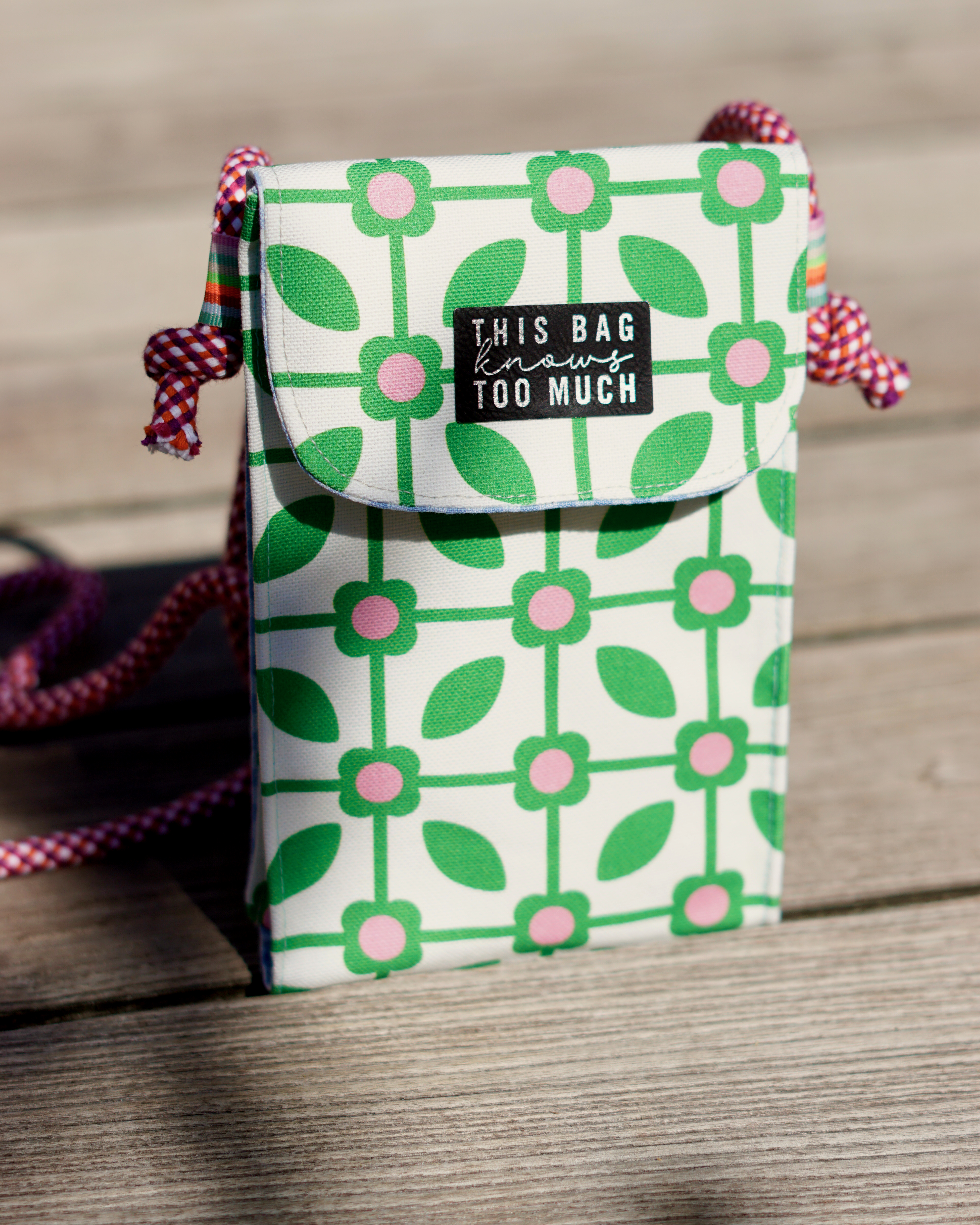 Organic fabric - Karo green