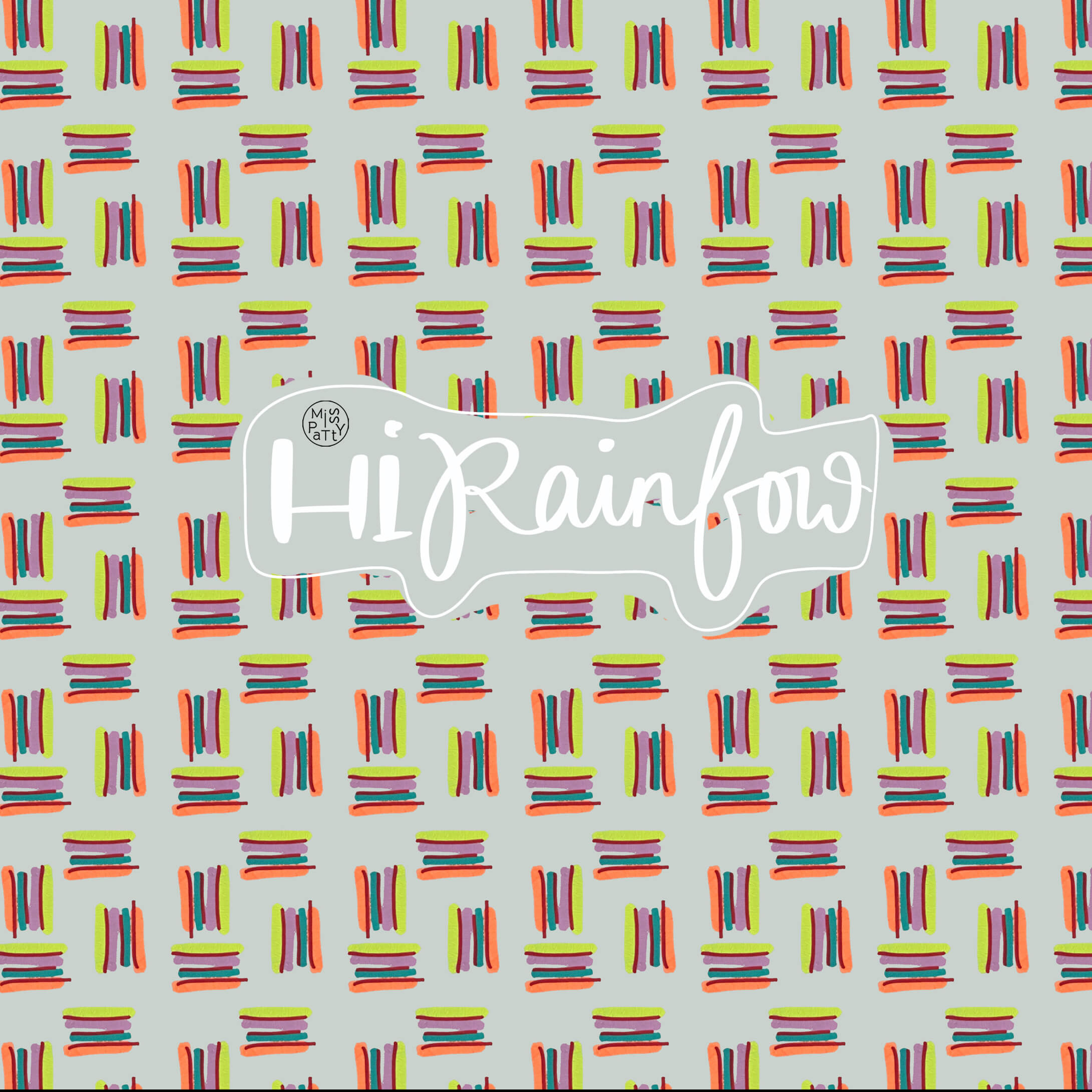 Organic fabric  -  HiRainbow